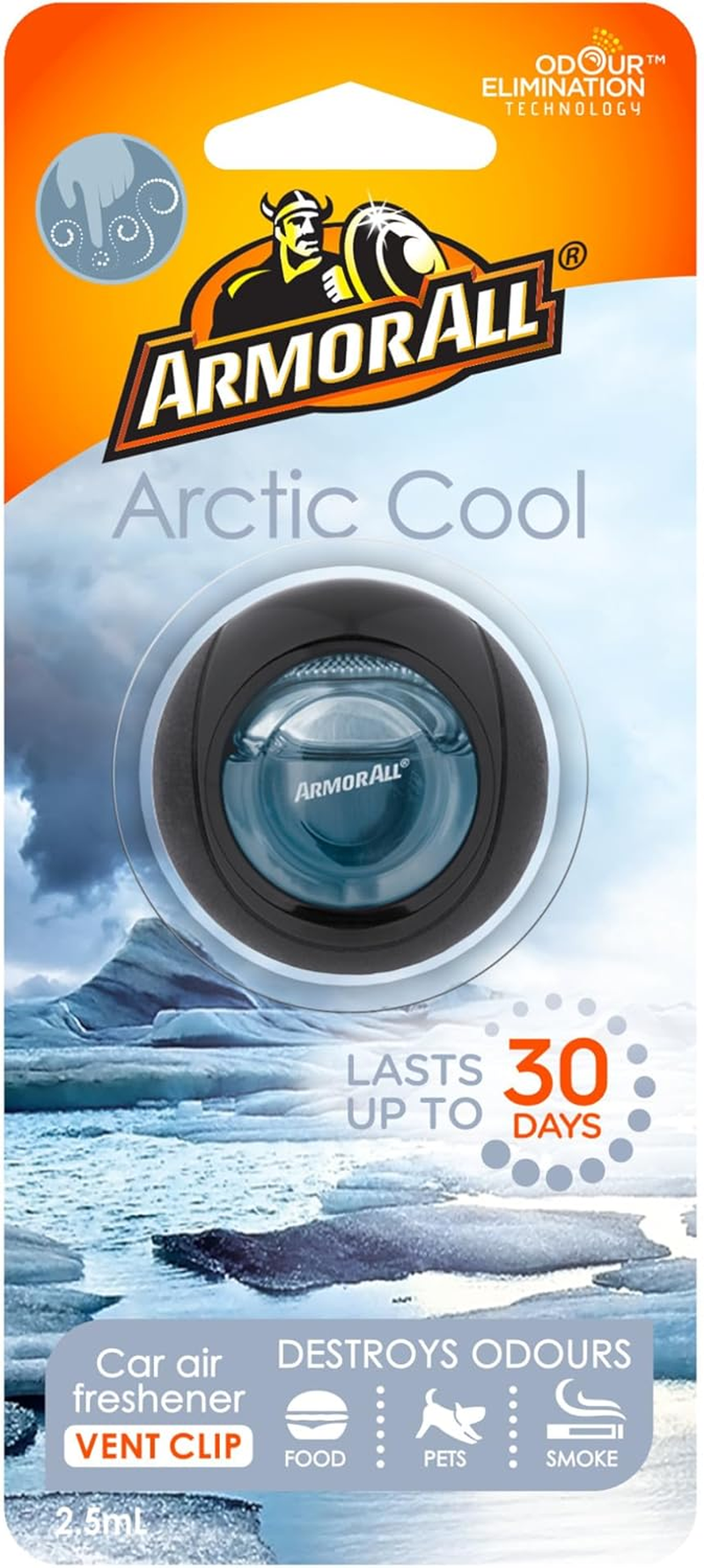 Armor All AMAIRAC1/6AU Membrane Air Freshener, Arctic Cool image number 2