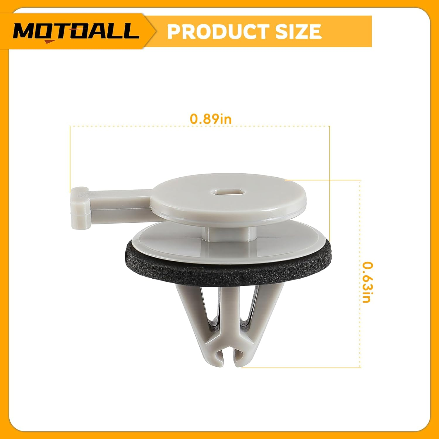 MOTOALL 10PCS Trim Clip for Land Rover LR3 LR4 Range Sport Front Wind Shield Pillar image number 6