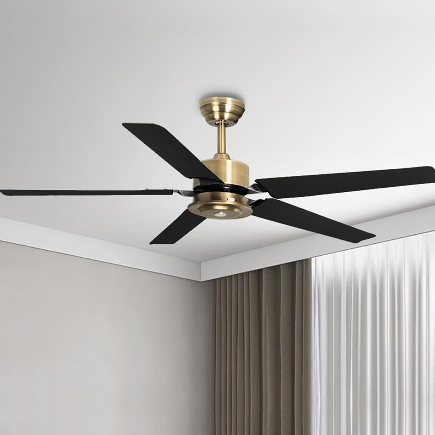 Ceiling Fan Parts Covers,Electric Home Fan Protection | Replacement Dustproof Waterproof Protector for Porch Barn Living Room Household Indoor Home Garage Storage Bedroom image number 2