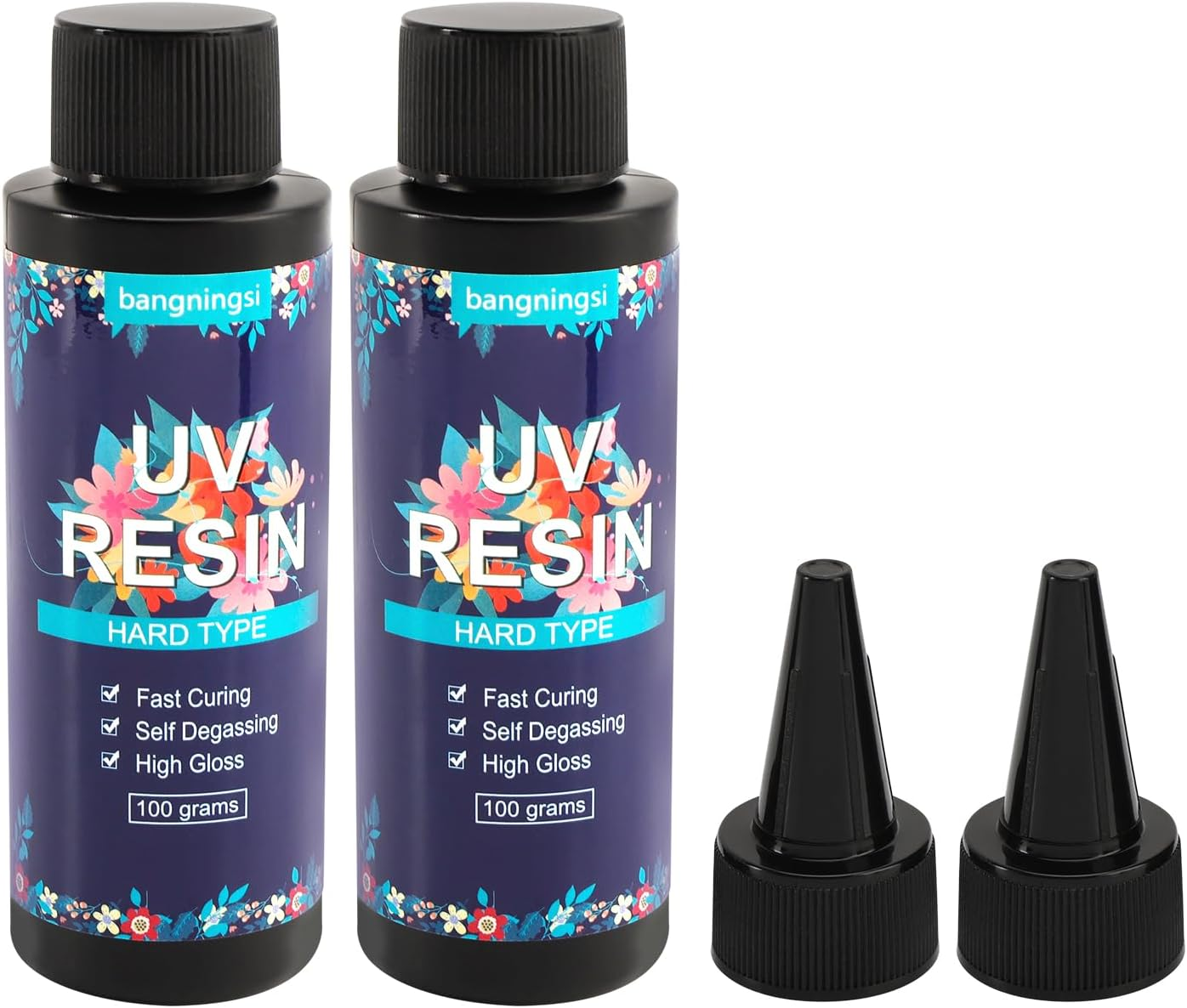 UV Resin 200G - Upgraded Hard Type Crystal Clear Ultraviolet Curing UV Epoxy Resin for Craft Jewelry Making image number 3