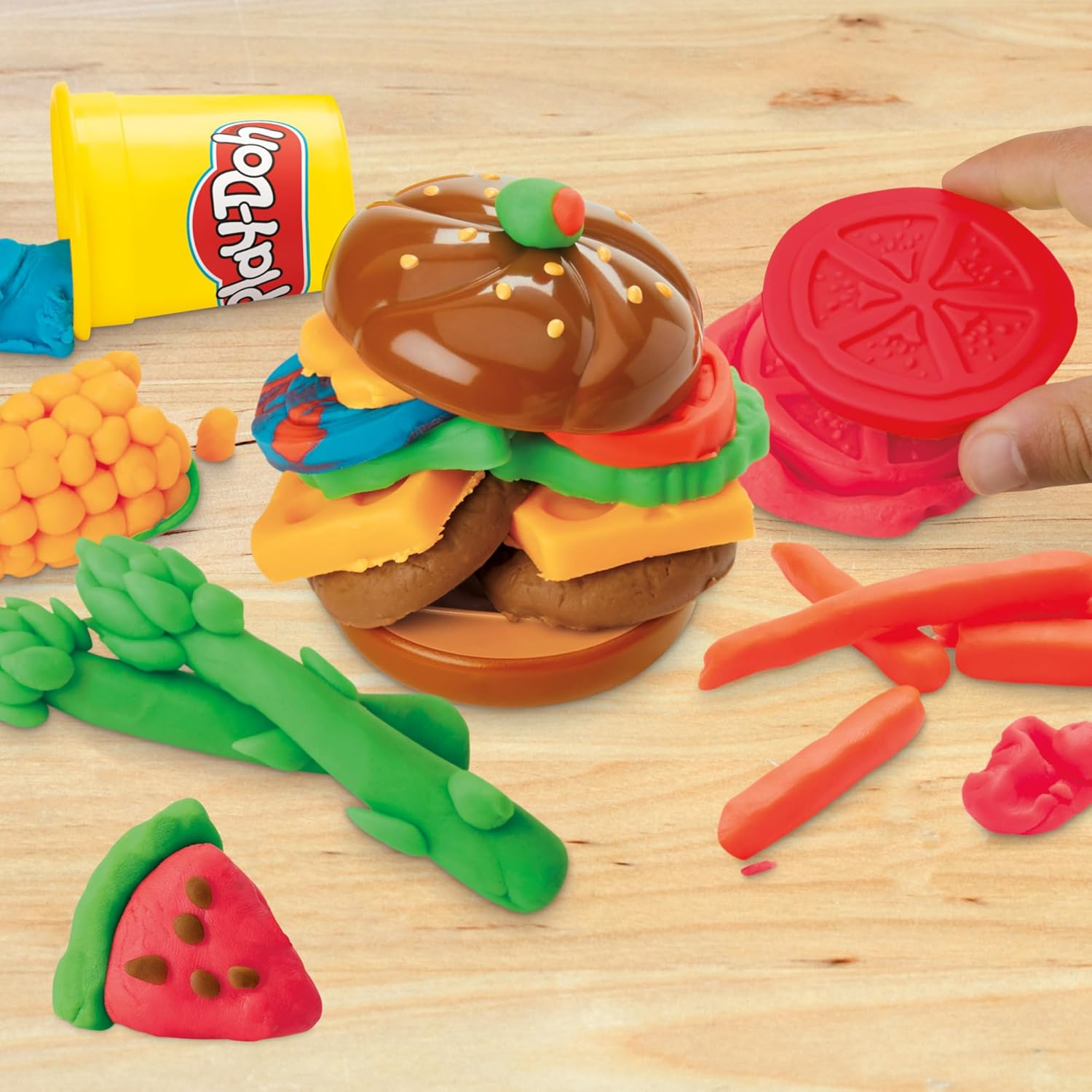 Play-Doh Grill Fun Playset, Play Kitchen Toys, Arts & Crafts for Kids 3+ image number 5