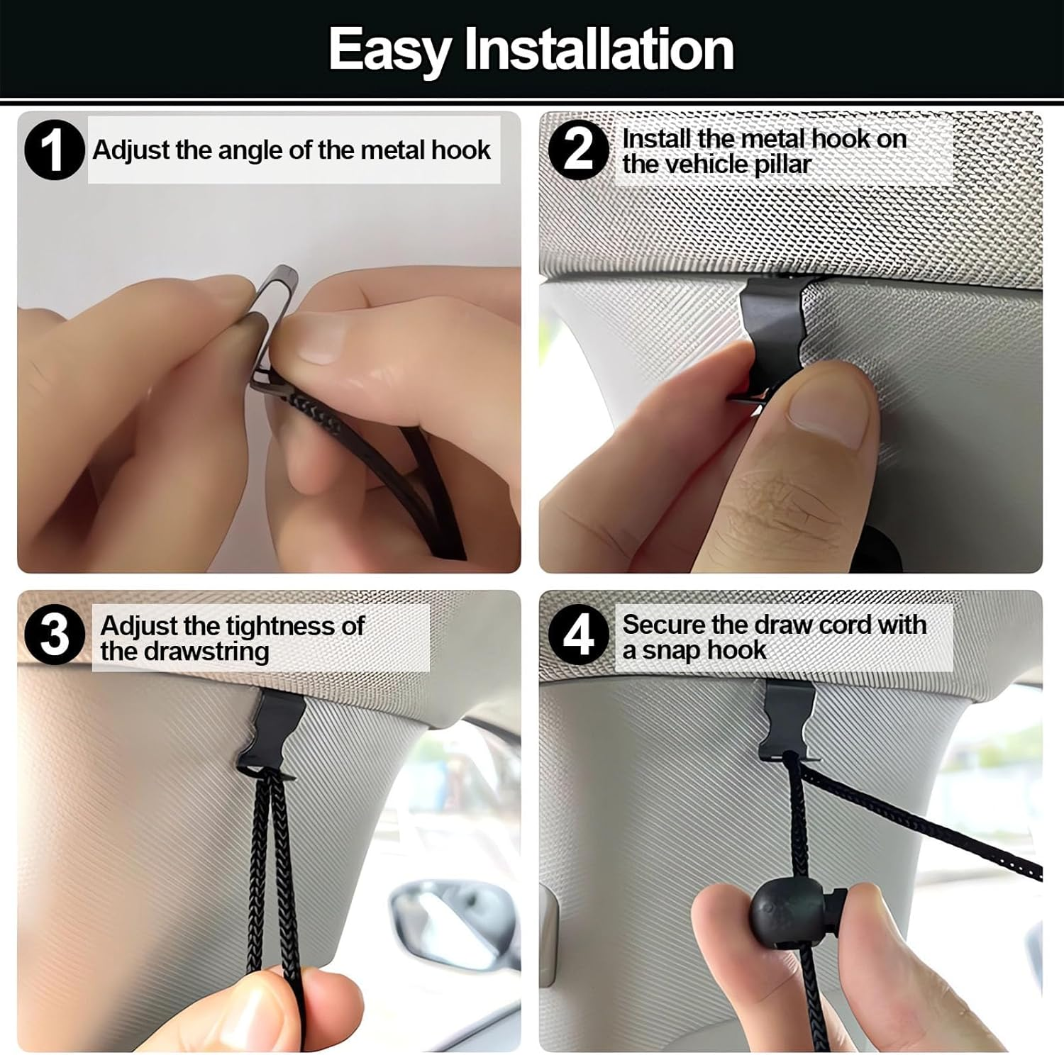 Car Divide Privacy Curtains,Car Seat Partition Curtain,Car Window Shades Light Blocking Sunshades,Universal Removable Window Curtains Protection for Travel Camping Nap Sleeping and Privacy Protection image number 1