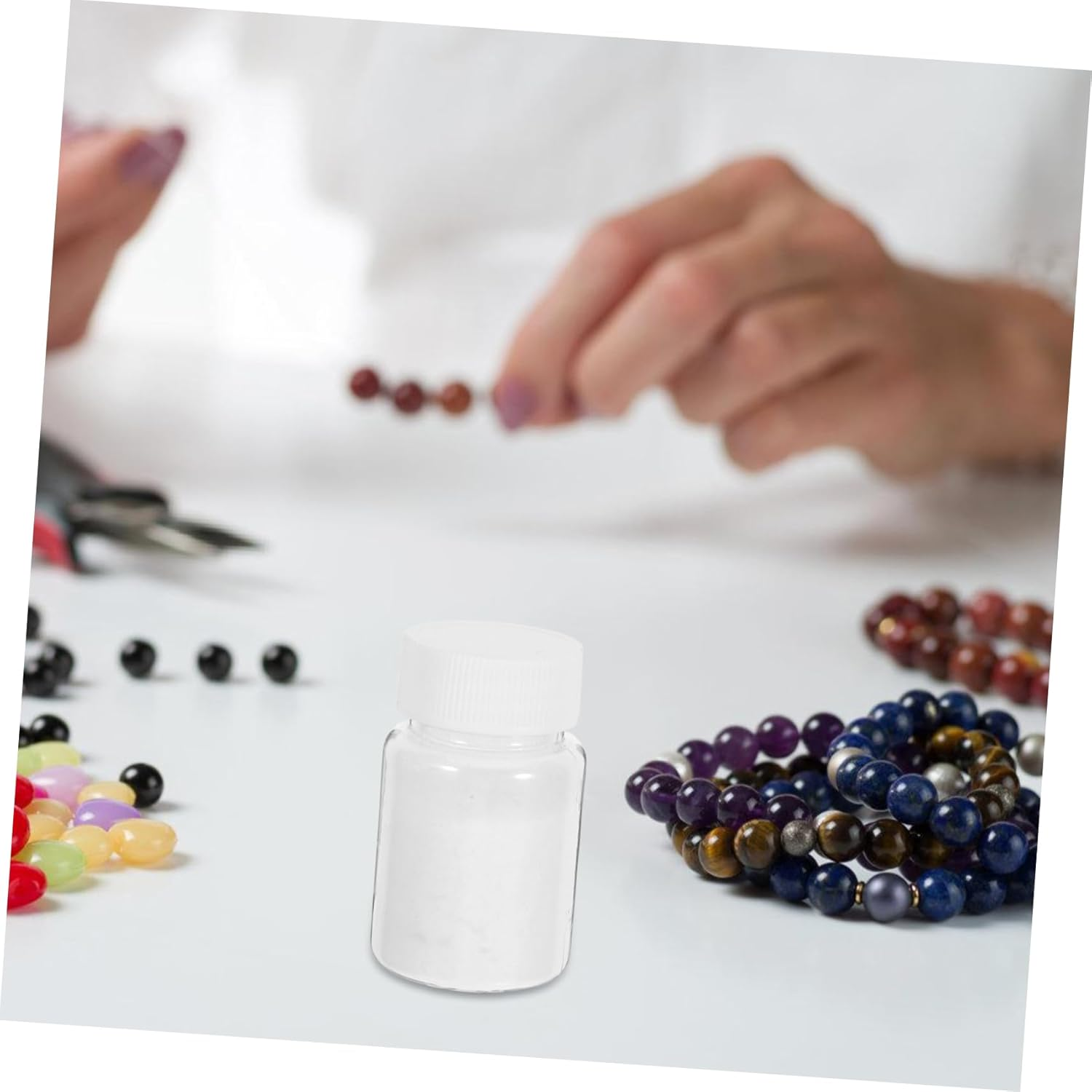 Jojofuny Nail Flocking Powder Set 2 Bottles for Creative Art Projects Doll Making image number 6