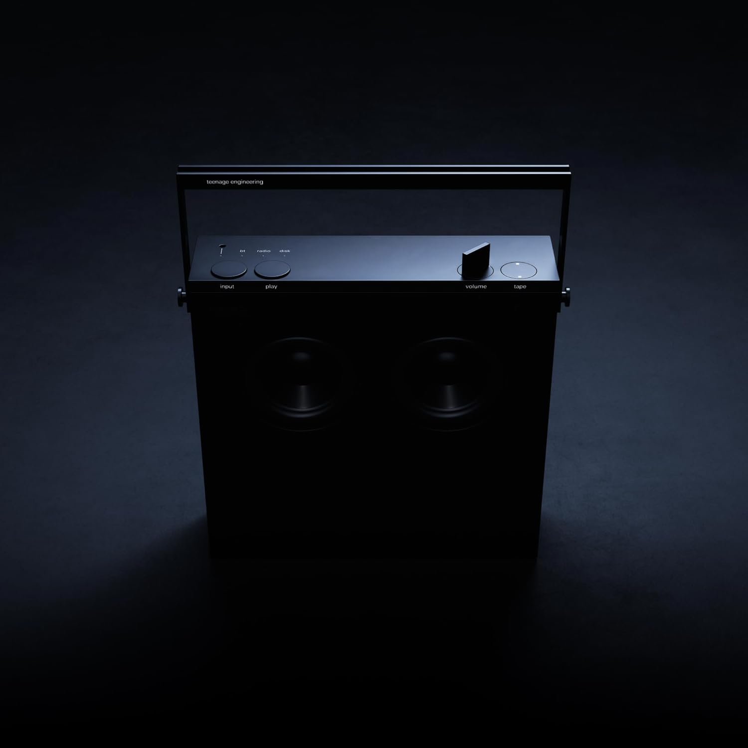 Teenage Engineering OB-4 Magic Radio Portable Stereo Speaker with Built-In Loop Recorder and Tape Transport, Black image number 5