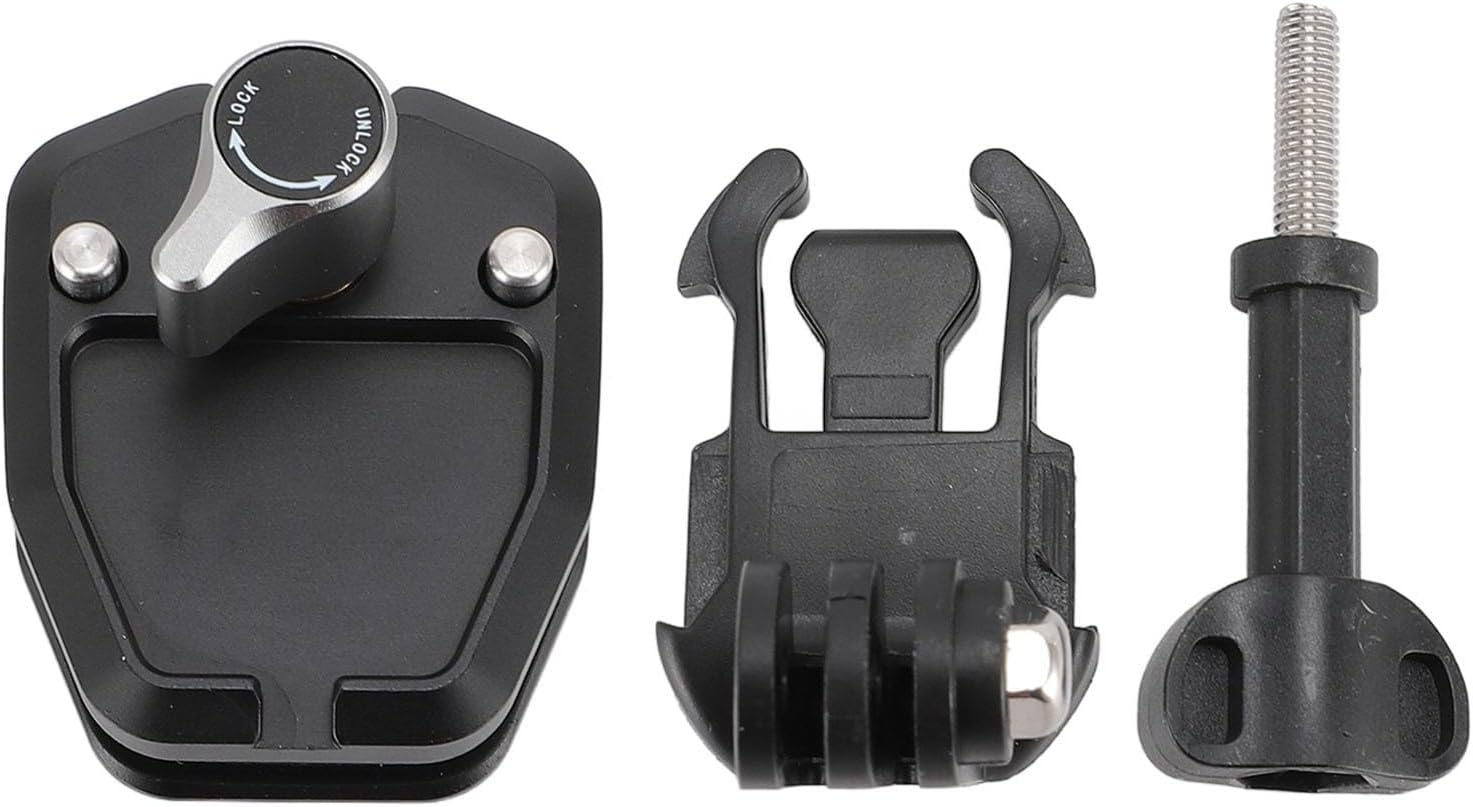 Motorcycle Windshield Mount Clip, for Action Series, GO Series, Ace, Ace Pro, ONE R Series, Smartphones, and Other Devices. Crafted from CNC Aluminum Alloy image number 5