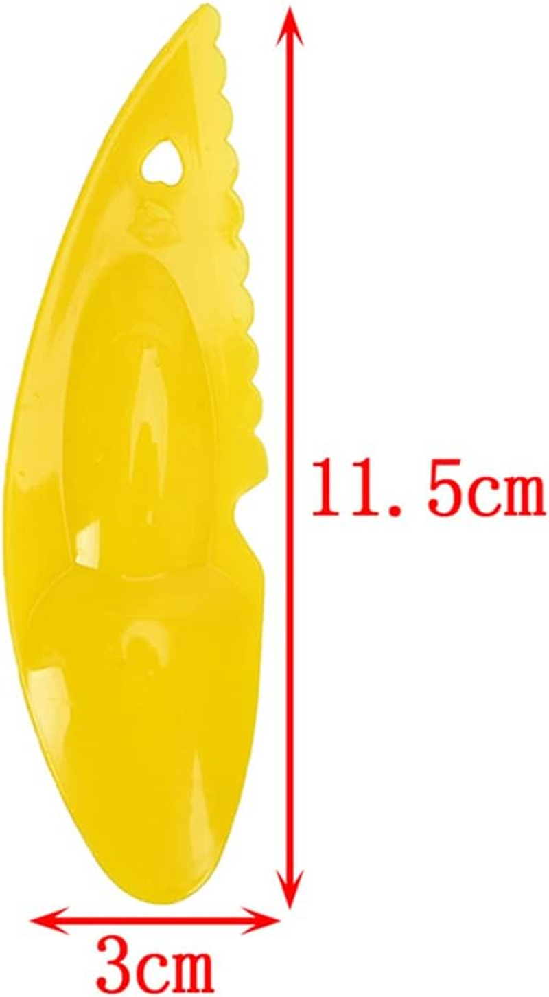 5X Fruit Gadget Kiwi Melon Dig Spoon Scoop Plastic Fruit Knife Slicer Peeler Cutter image number 1