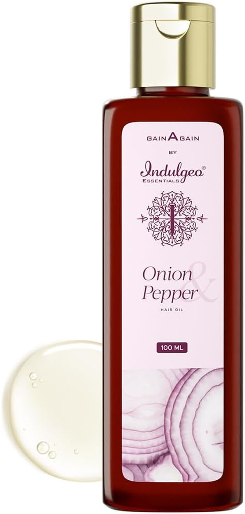 INDULGEO ESSENTIALS Onion and Pepper Oil, 100Ml for Hair Growth & Hair Fall Control, No Mineral Oil, Silicones & Synthetic Fragrance image number 5