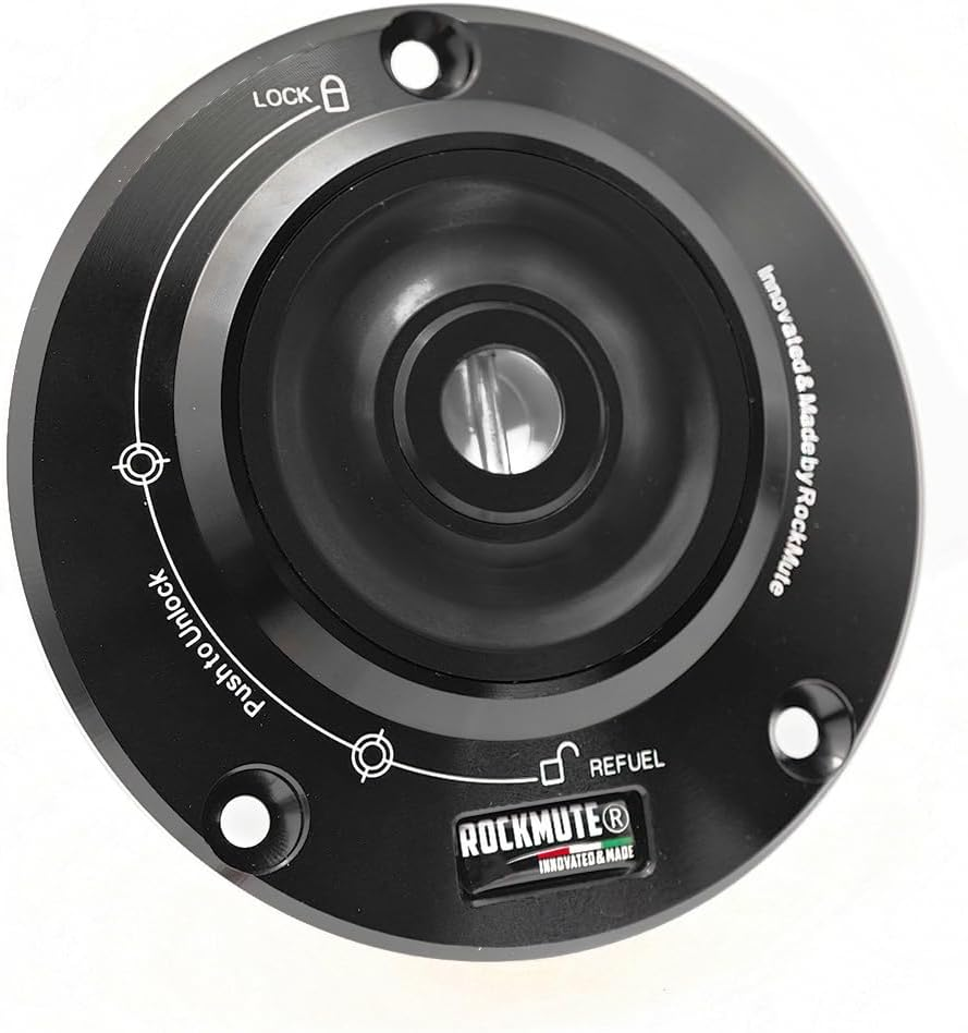 Keylock Fuel Tank Cap for HONDA MSX125/GROM 2017-2020, CBR250RR 2017-2022, CB300R 2019 2020 Motorcycle Gas Cover Replacement (Black) - Red image number 3