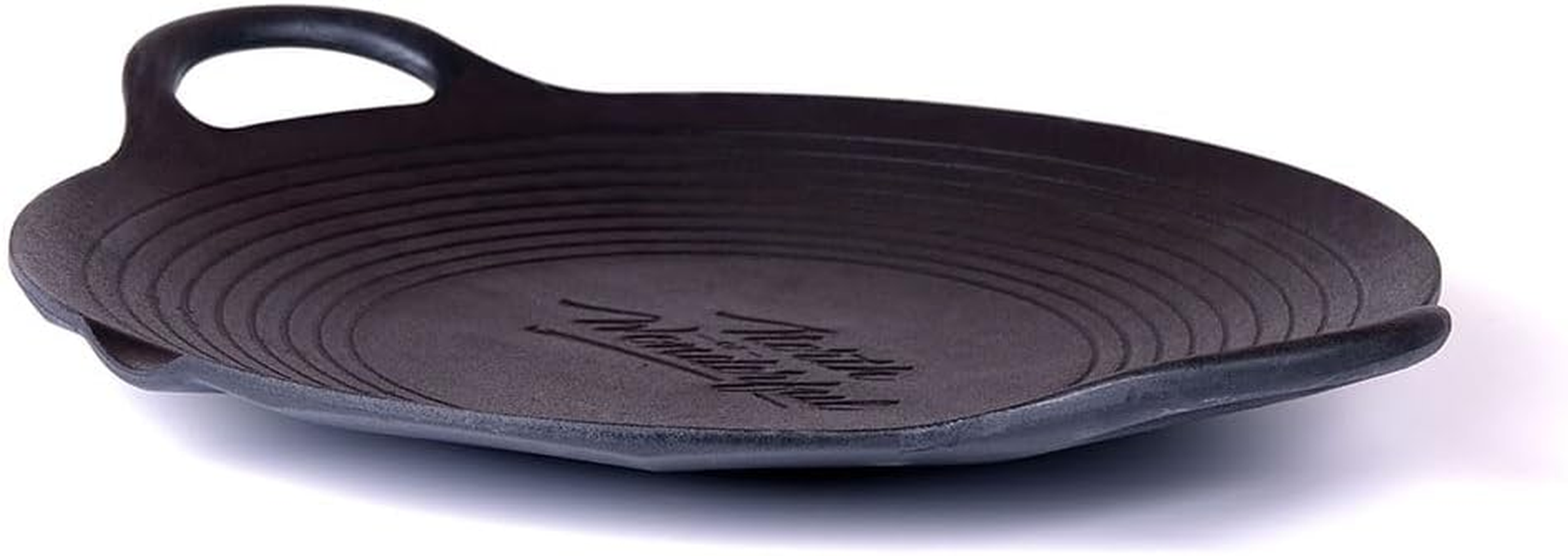 Cast Iron 36Cm Korean Japanese BBQ Barbecue Grill Pan Plate round Griddle Plate Indoor Outdoor image number 3