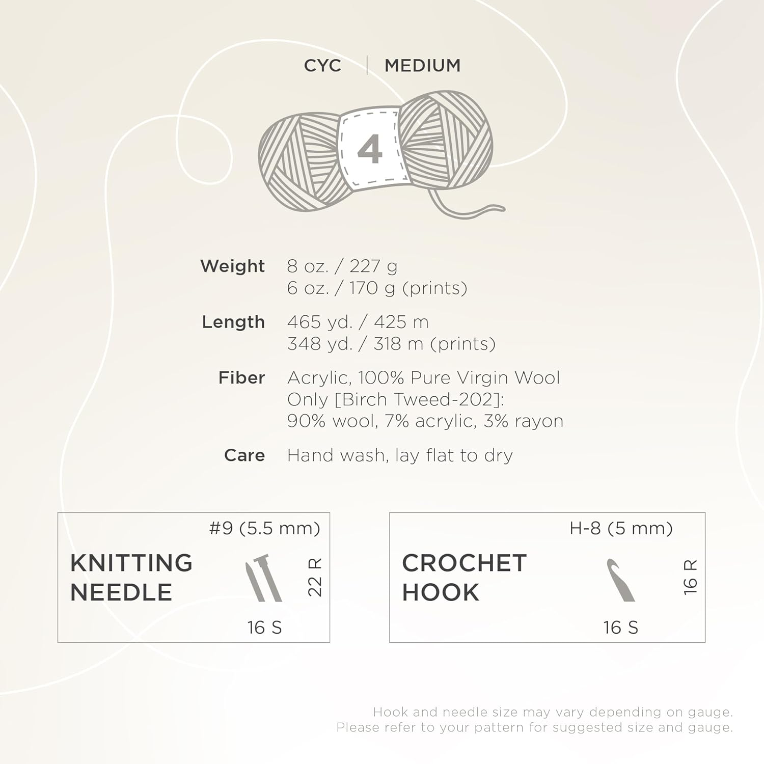 Lion Brand Yarn 150-123E Fishermen'S Wool Yarn, Oatmeal - Natural image number 5