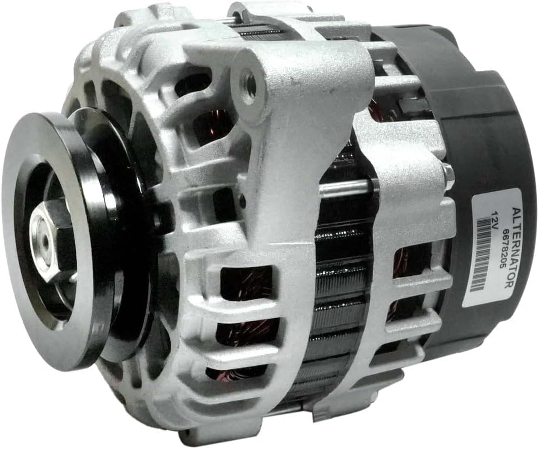 12 Volt, 90 Amps Alternator Replacement for 6675292 6678205 6681857 6690593 7008772 TA000A48401 TA000A48402 APR0019 40040026 40040047 40040067 APR0034 Fit for Bobcat with Kubota, Deutz Diesel Engines image number 5