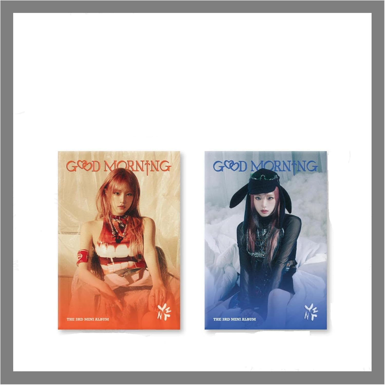 Choi Yena Good Morning 3Rd Mini Album PLVE Version Outbox+Image Card+Photocard+Sticker+Pet Photocard Holder Keyring+Tracking Sealed YE NA (Random Version)