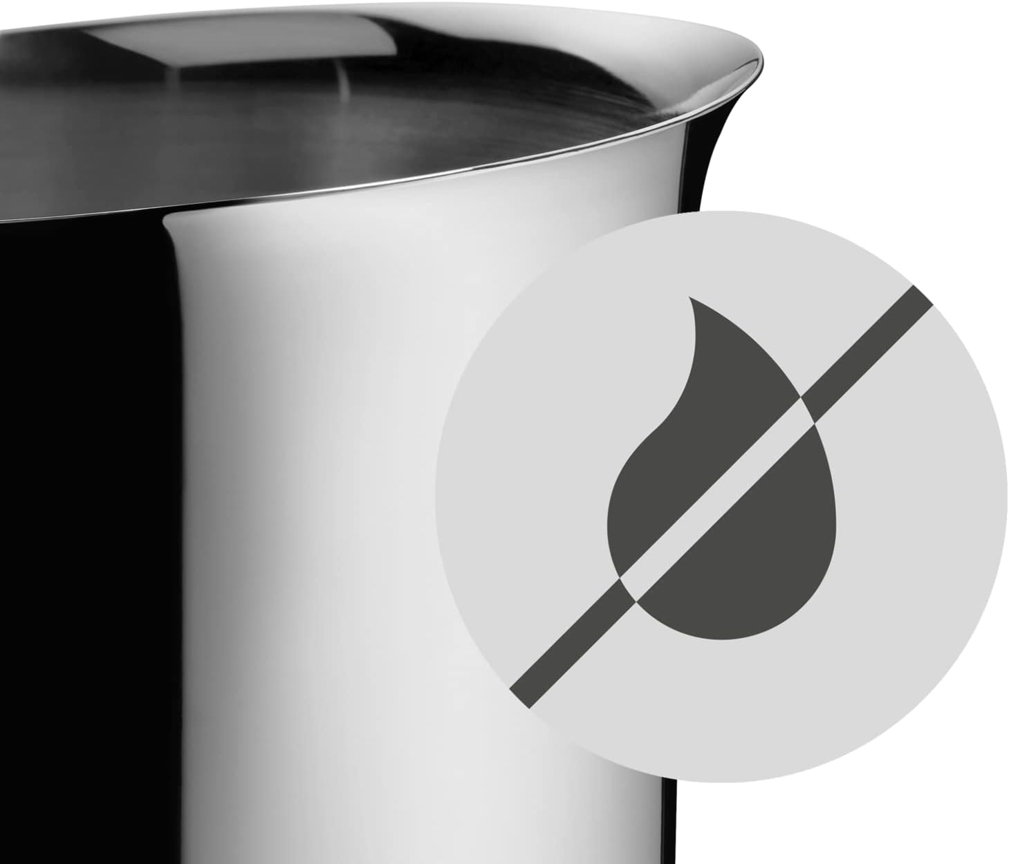 WMF Function Bowls Mixing Bowl 1.5 L, Mixing Cup with Handle, Polished Cromargan Stainless Steel, Measuring Cup Stainless Steel, Inner Scale, Dishwasher Safe image number 3