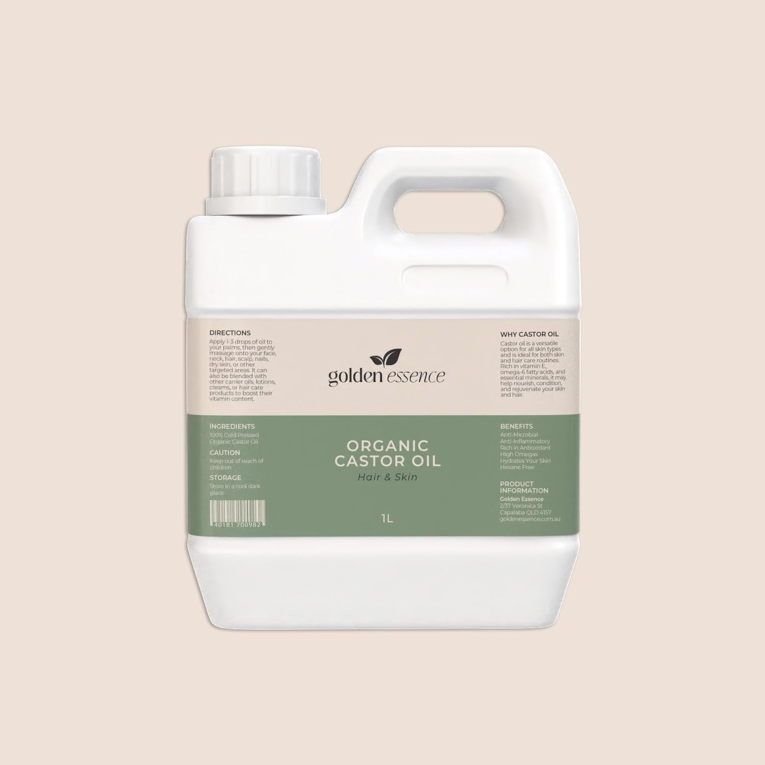 Castor Oil Organic 20L image number 3