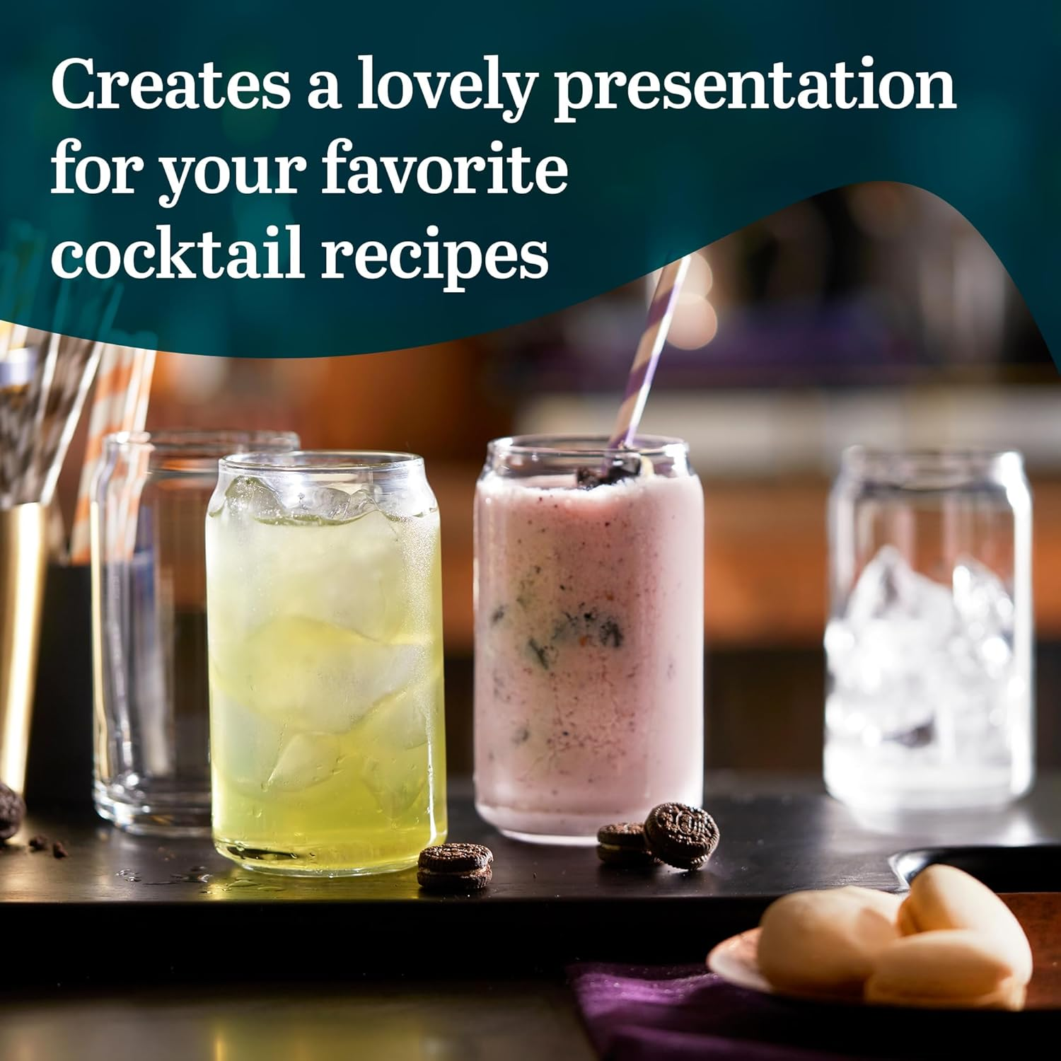 Libbey Classic Can Tumbler Glasses, Set of 4 image number 4