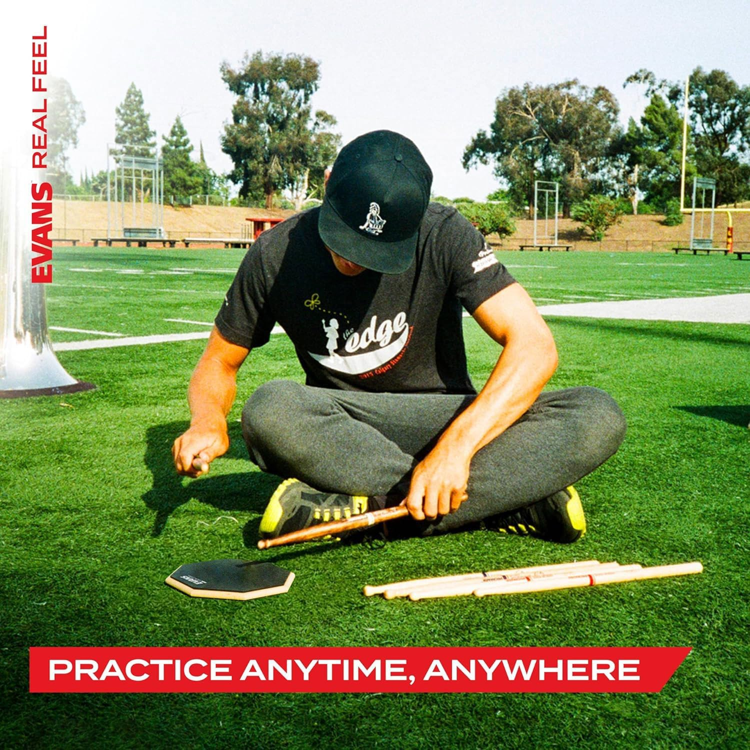 Evans HQ Percussion Products ARF-7GM Realfeel by Apprentice Pad, 7 Inch image number 2