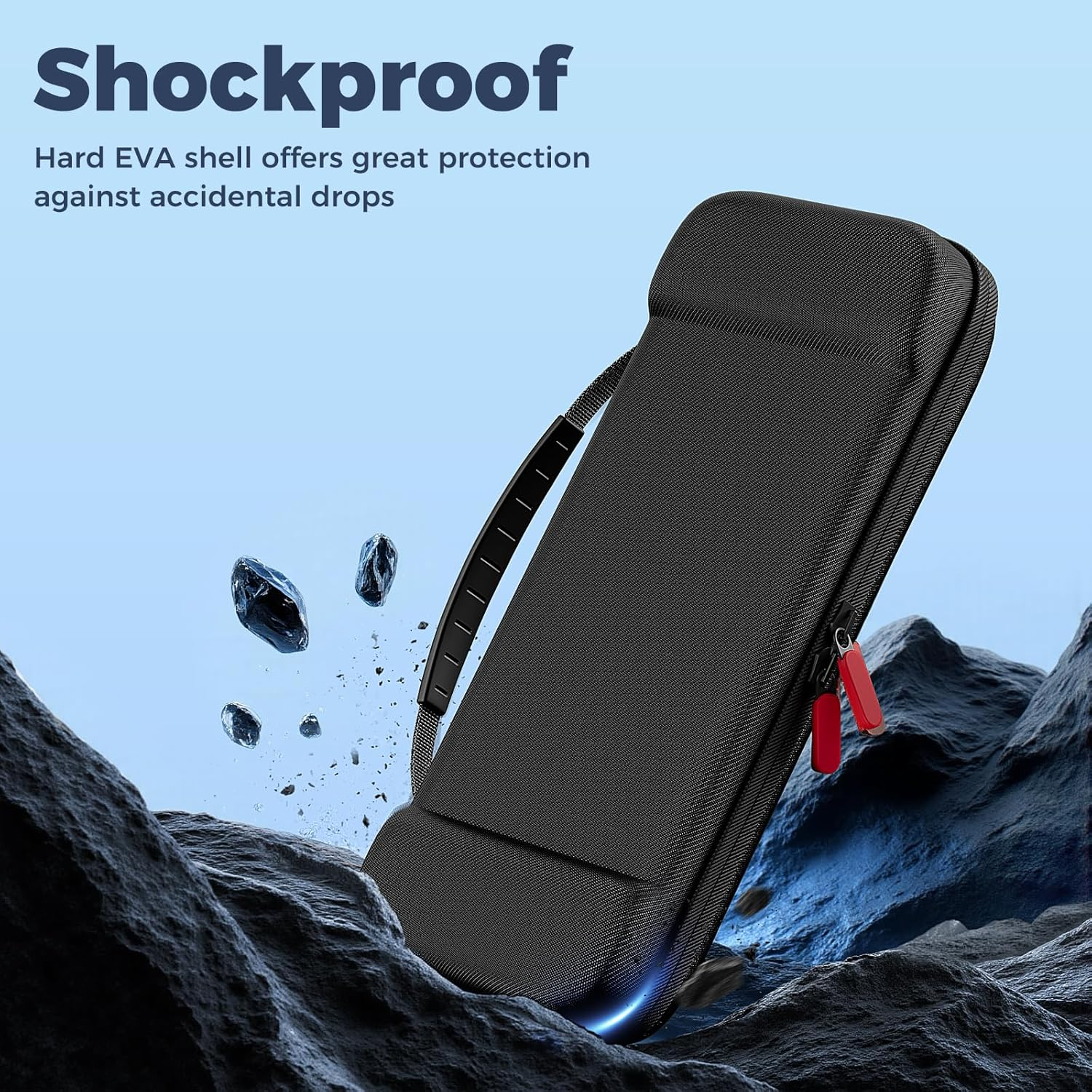 Procase Carrying Case for Nintendo Switch 2 (2025) with 24 Game Card Slots, Hard Portable Travel Case Storage Bag Protective Pounch for 2025 Nintendo Switch 2 Console and Accessories -Black image number 2