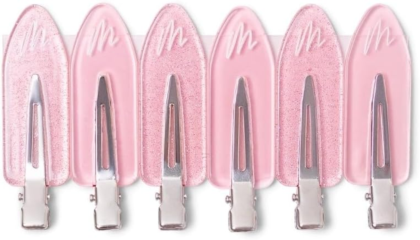 Mermade Hair No-Crease Clips 6-Pieces, Pink image number 3