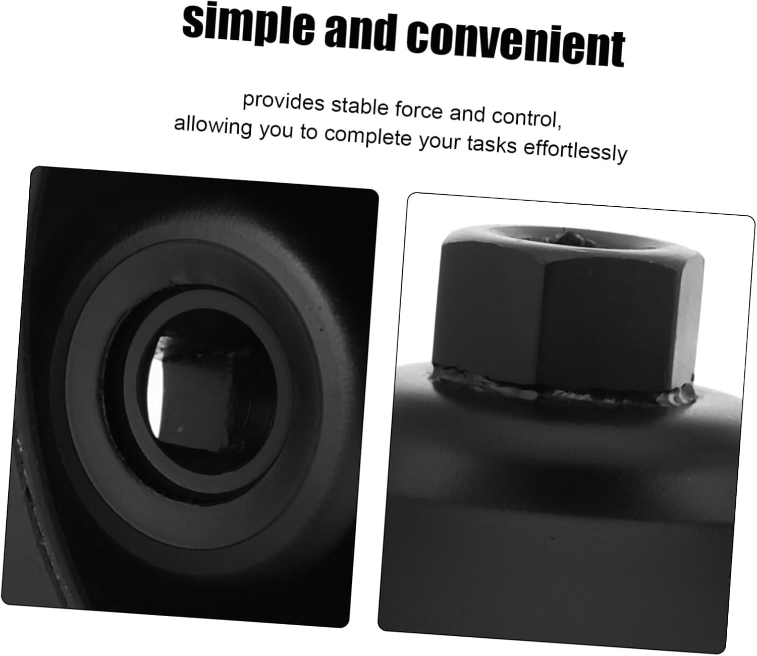 PAMINGONO Heavy-Duty Oil Filter Wrench Tool Black Locking Mechanism for Secure Removal for Motorcycle and Automotive Maintenance image number 1