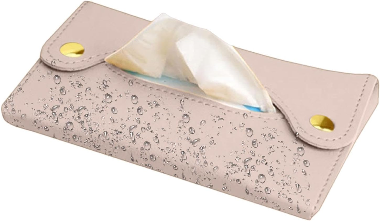 Tissue Holder | Reusable Paper Box Bag for Car, Home and Travel | Portable Organiser for Living Room, Bathroom, Travel | Durable and Practical for Daily Carry, I