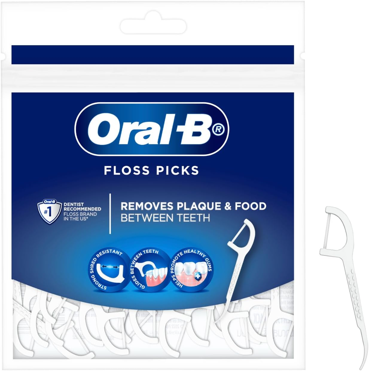Oral-B Floss Picks 75Ct image number 1