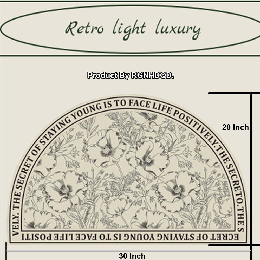 Floor Mat Kitchen Bath Rugs & Mats, Doormats, 50X80Cm Ultra-Soft Diatom Mud Bath Mat Quick-Drying Rubber Backing, Machine Washable for Bathroom, Tub & Shower &ndash; Vintage Home Decor Accessory (White) image number 3