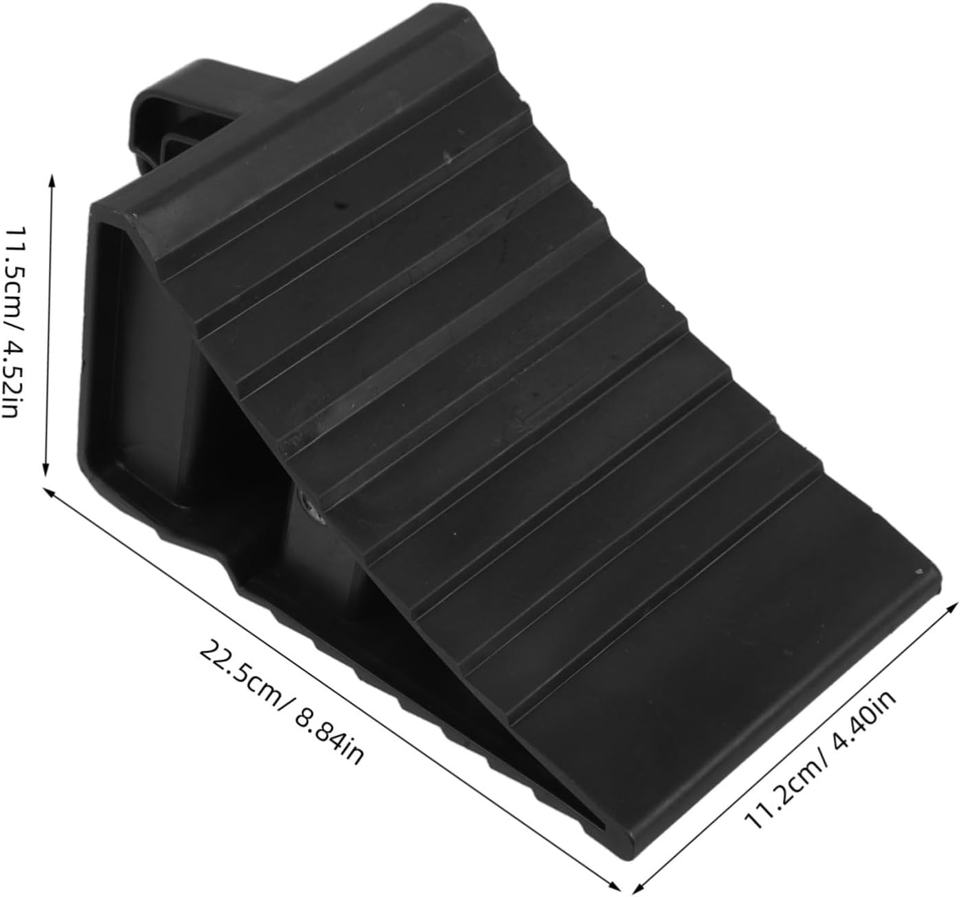 ZUNOXAZ Truck Wheel Chocks Non-Slip Wheel Blocks for Car Trailer Portable Tire Stoppers Handle image number 5