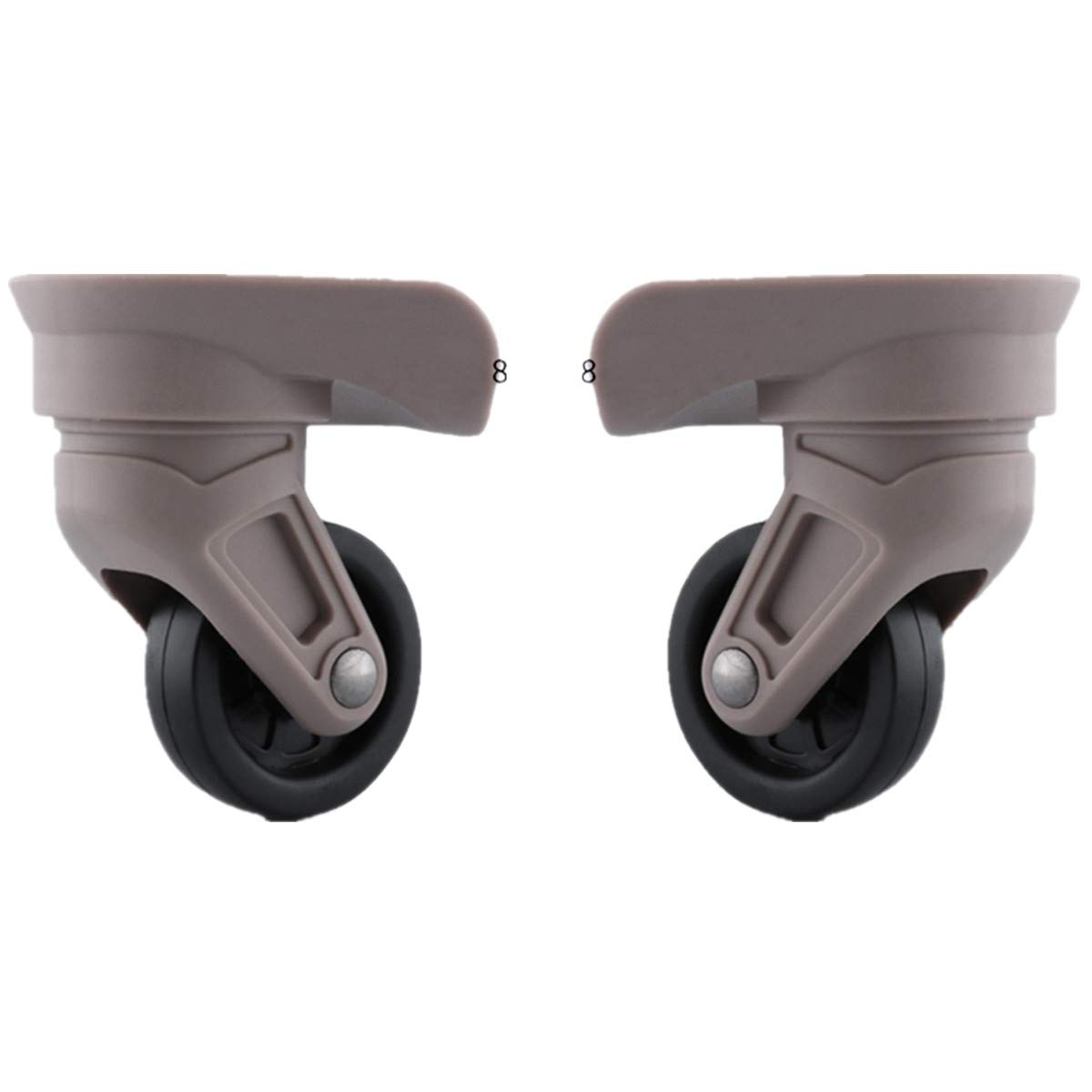 360 Degree Swivel Luggage Mute Wheel Suitcase Replacement Repair Wheels Parts Spinner /752/131 (Color : Gray, Size : -) image number 1