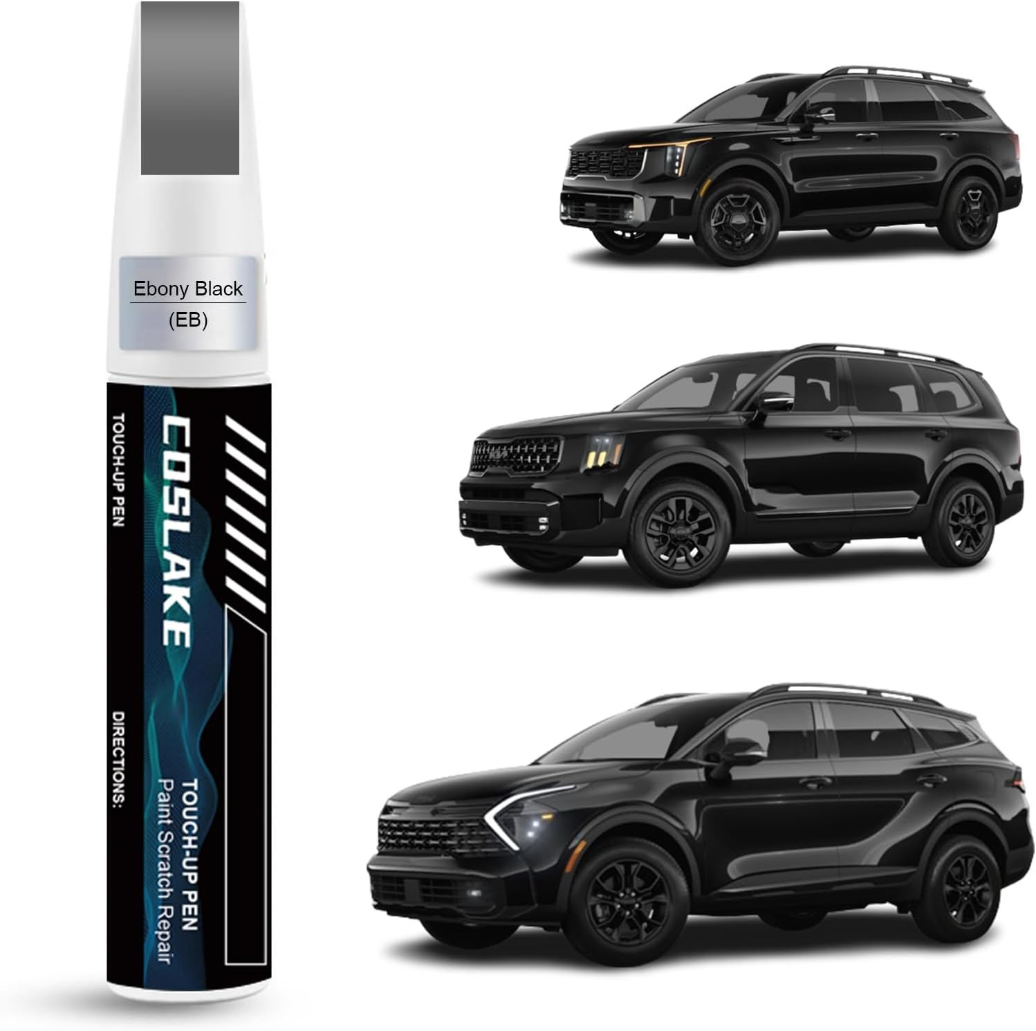 Car Touch up Paint(Snow White Pearl(Swp)) for Kia, Car Paint Scratch Repair Kit, Quick & Easy Solution to Repair, 2 in 1 Scratch Remover Pen with Color-Matched