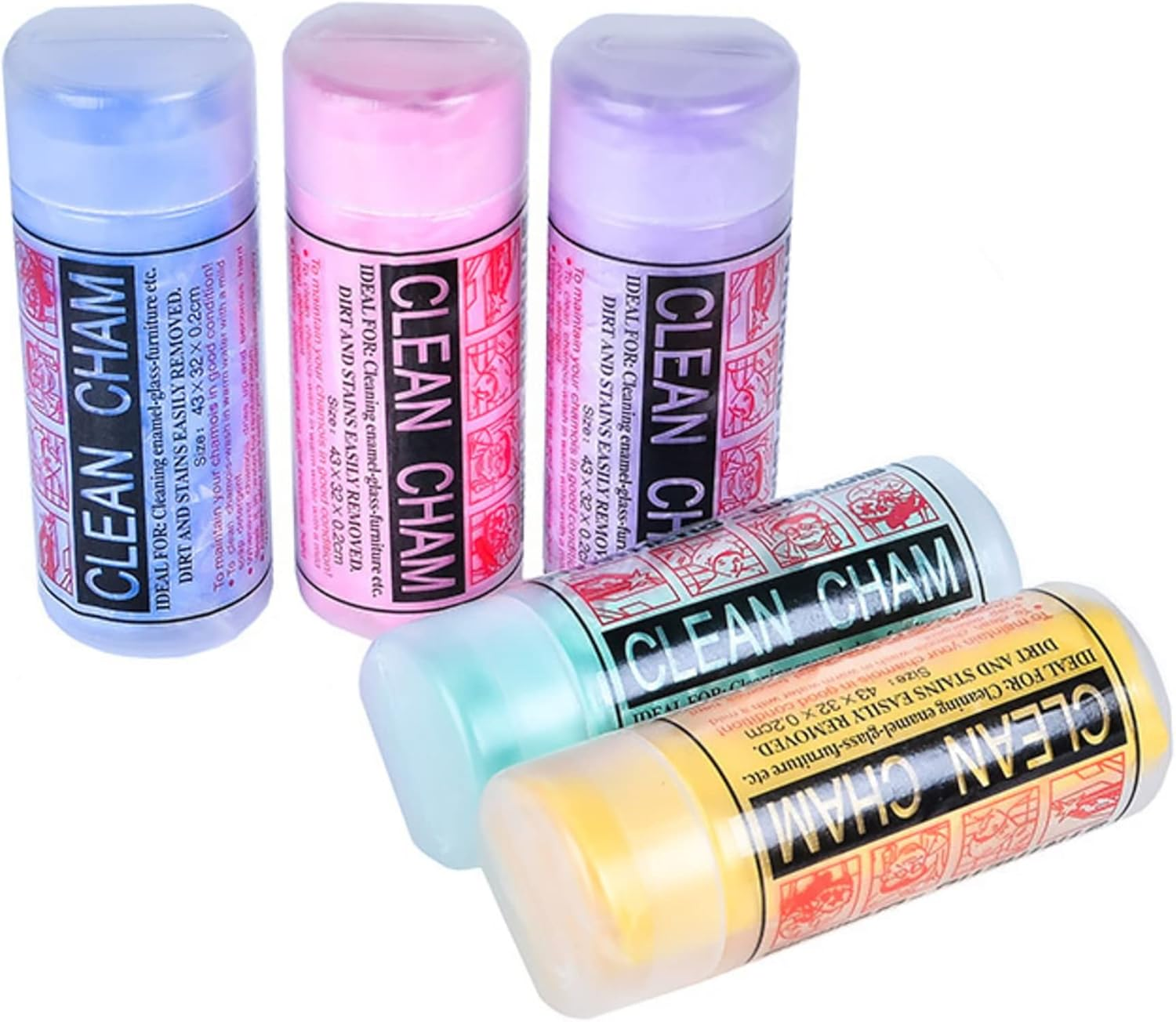 Pet Quick Dry Shammy Towel Bulk, Cat Towel, 5 PCS Dog Super Absorber Grooming Towel, Dog Grooming Towels Pack Small Box