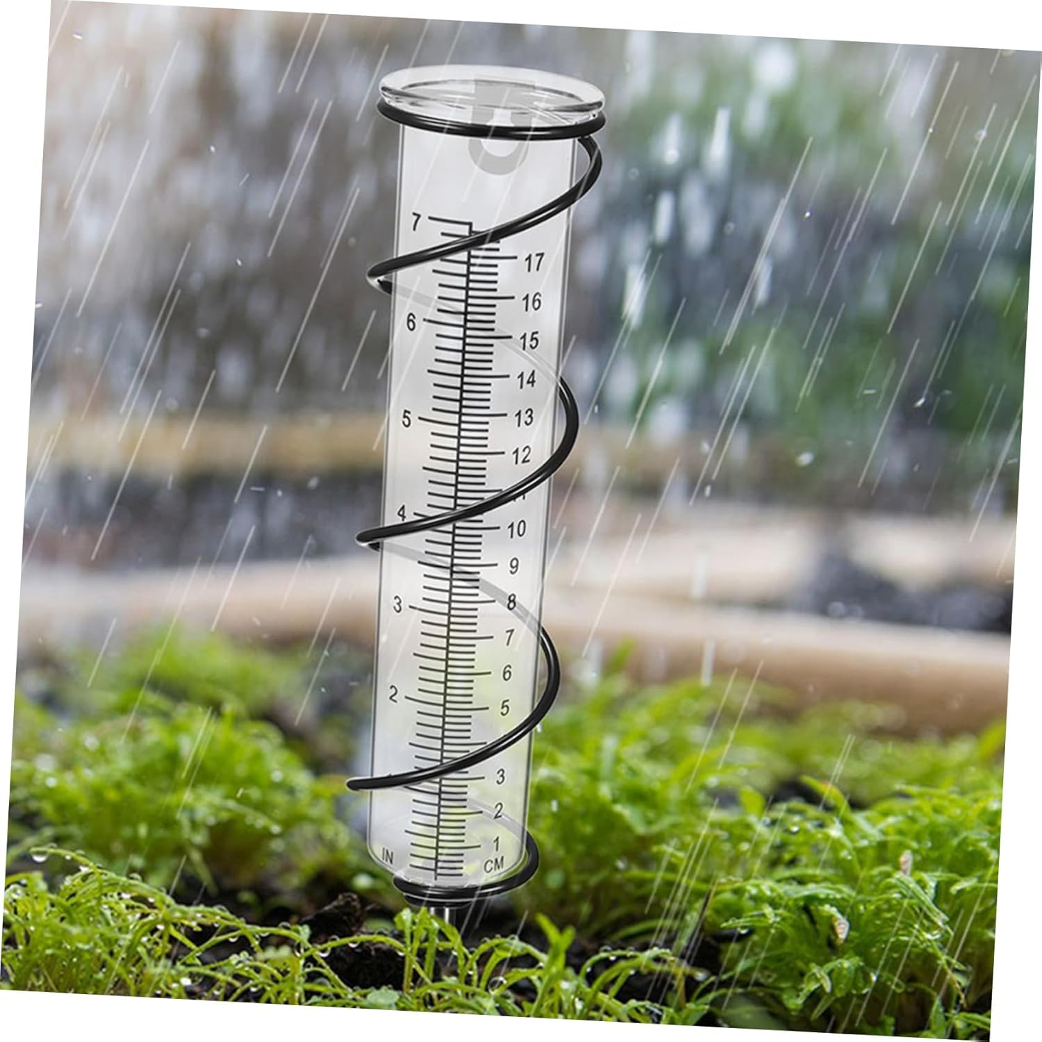 YARNOW 3Pcs Clear Rain Gauge Tubes Freeze Rain Water for Accurate Outdoor Garden Lawn Measurement with Large Numbers image number 2