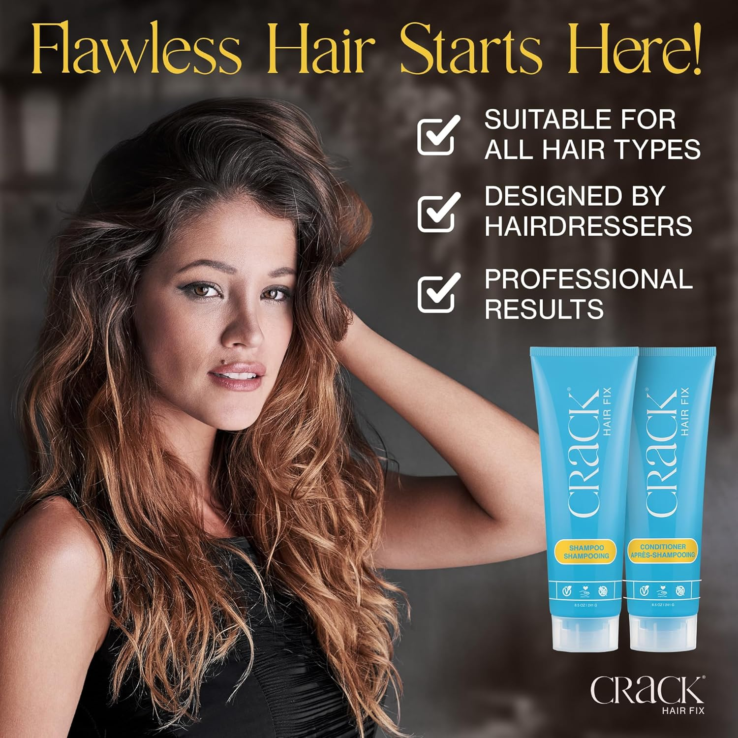 (Shampoo 300Ml + Conditioner 300Ml) - Crack Clean and Soaper Shampoo 300Ml + Conditioner 300Ml image number 5