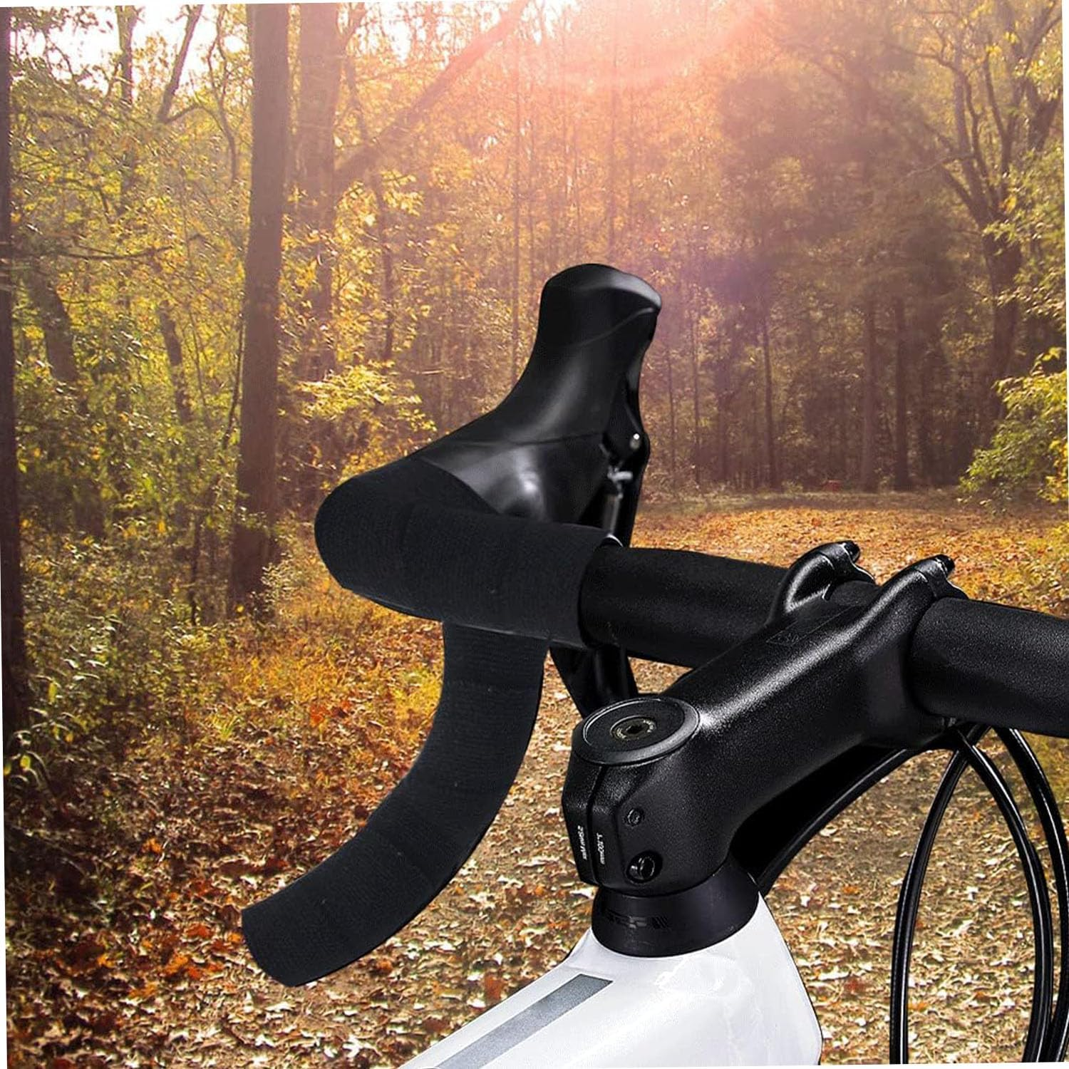 3 Roll Athletic Tape,Adhesive Non-Slip Grip Tape,Sports Tape for Wrapping Exercises Gymnastics,Sports Bandage, Handlebar Handshake Tape, Aerial Hoop Tape(16.4Ft X 2 Inch,Black) image number 6