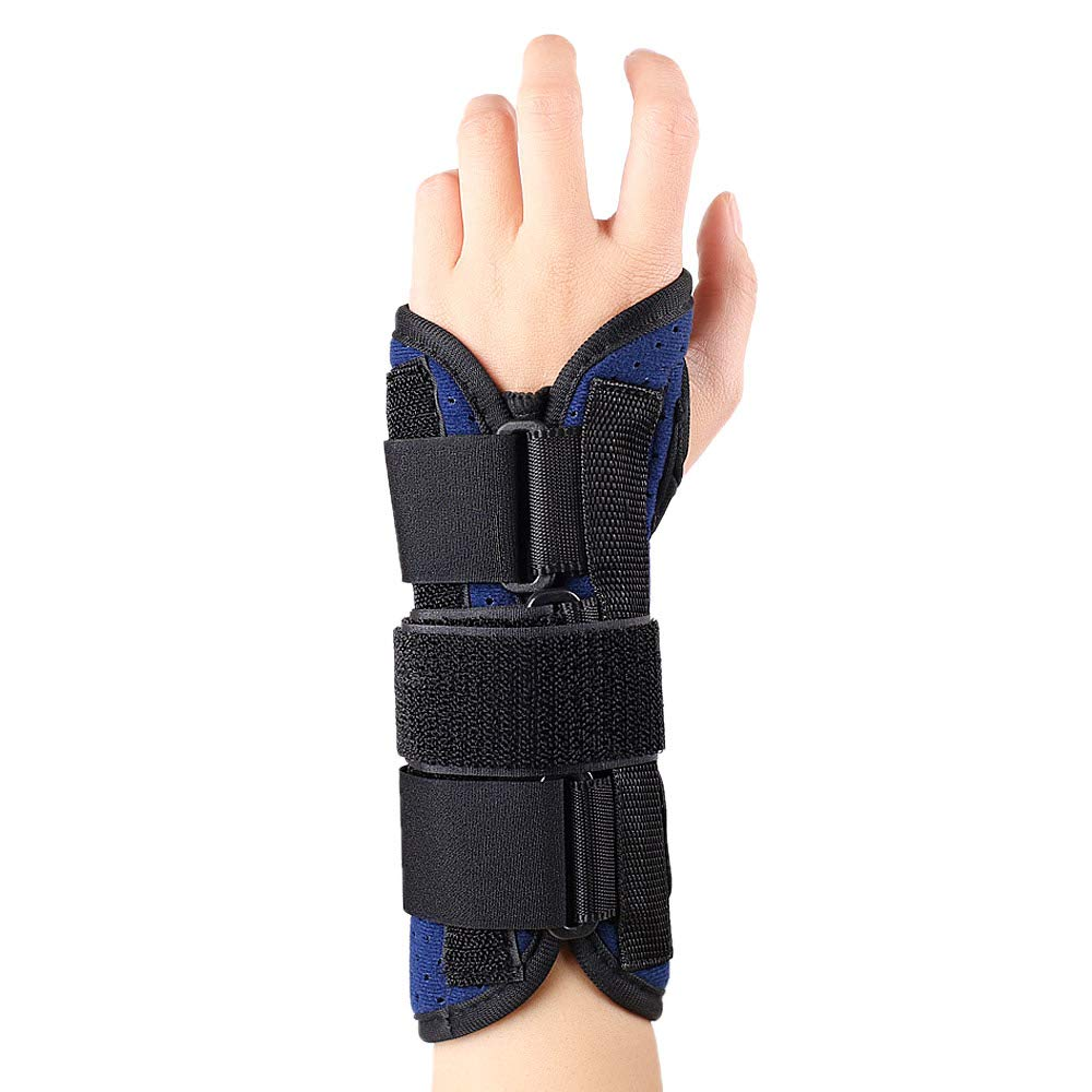Wrist Brace, Carpal Tunnel Splint for Men & Women, Adjustable Compression Wrist Support for Pain Relief, Tendonitis, Arthritis, Sprains (Left) image number 1