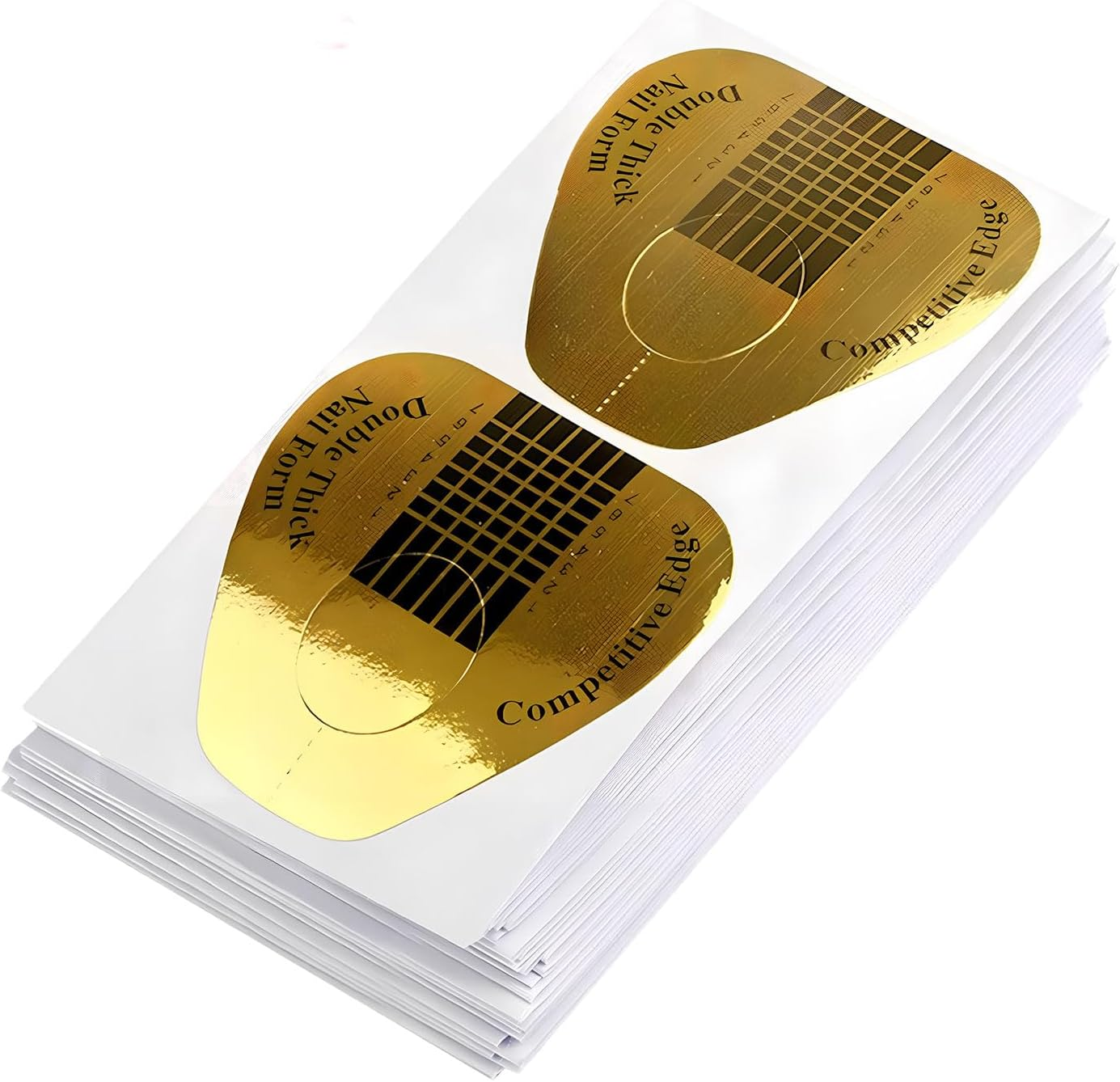 300 Pcs Nail Tips, Long Nail Forms, Gel Nail Stickers, Suitable for Acrylic Nails, UV Gel Nails, Nail Tip Extension Form, Suitable for Home and Salon Use image number 2