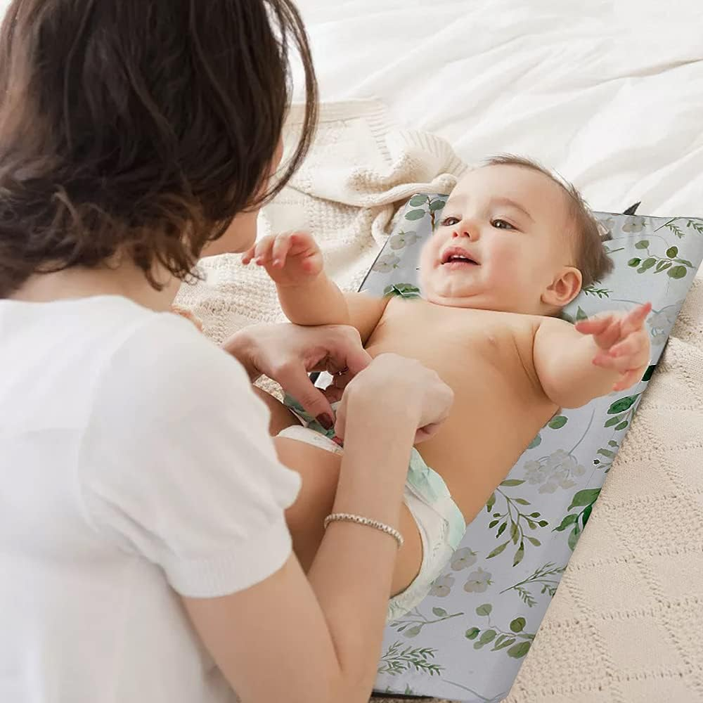 Baby Diaper Changing Pad Cover,Nursery Unisex Stretchy Nappy Change Mat Mattress Table Sheet (Pattern 1) image number 4