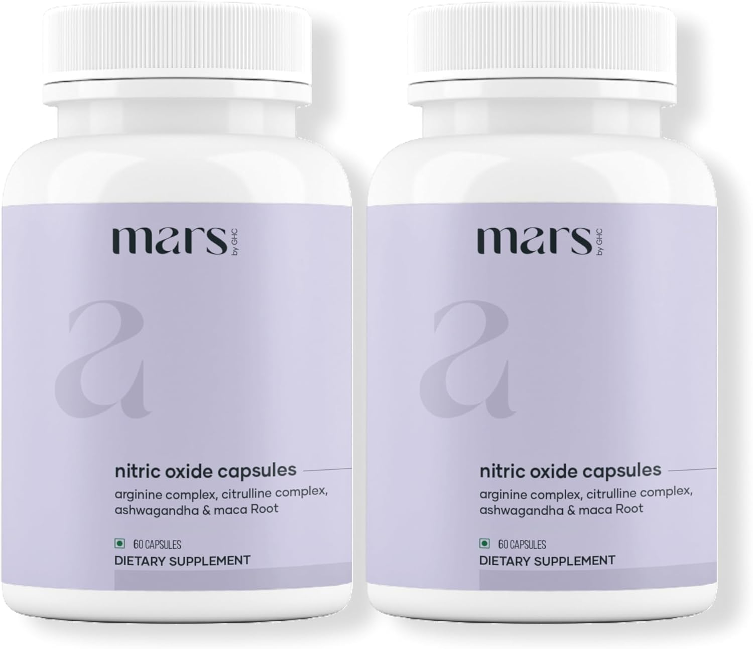 Mars by GHC Nitric Oxide Capsules | L-Arginine, L-Citrulline & Adaptogens | Circulation, Endurance & Recovery Support | 60 Capsules | Pack of 2 image number 4