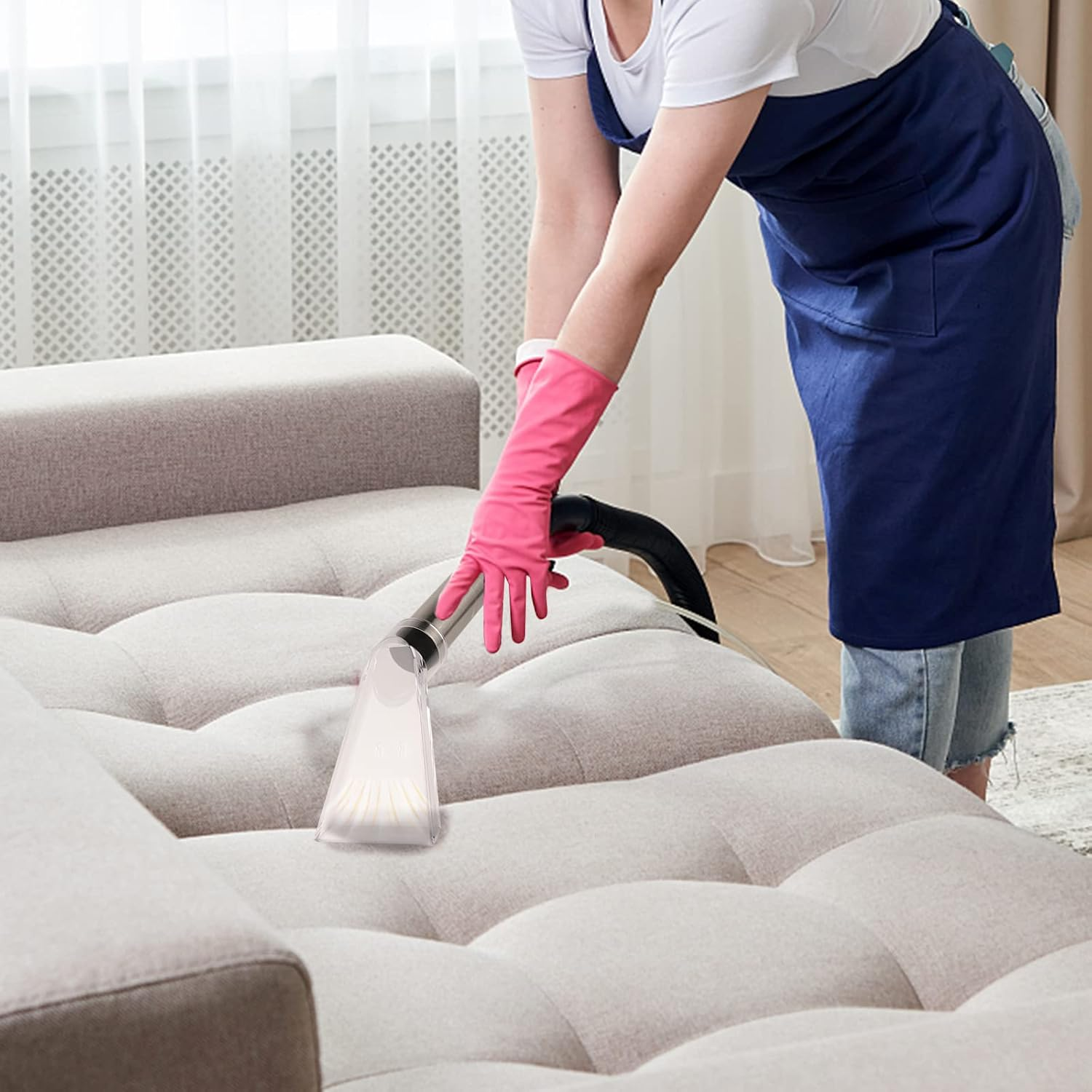 YSJWAER Carpet Vac Extractor Attachment-Tool - Cleaning Vacuum Clear Upholstery Car Detailing Turn Shop Vac into an Extractor - Big image number 7