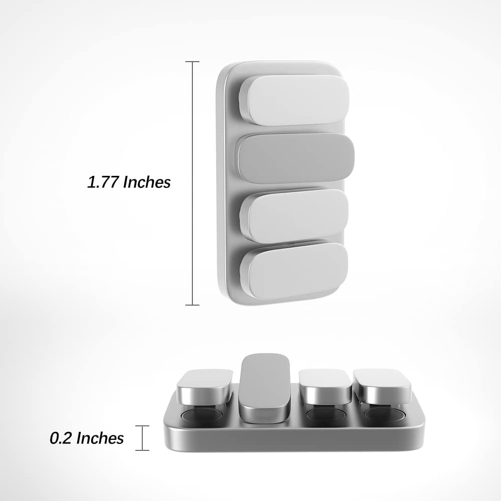 Haptic Fidget Slider Metal Fidget Toys for Adults, EDC Fidget Release Anxiety Tension Stress Magnetic Fidget image number 5