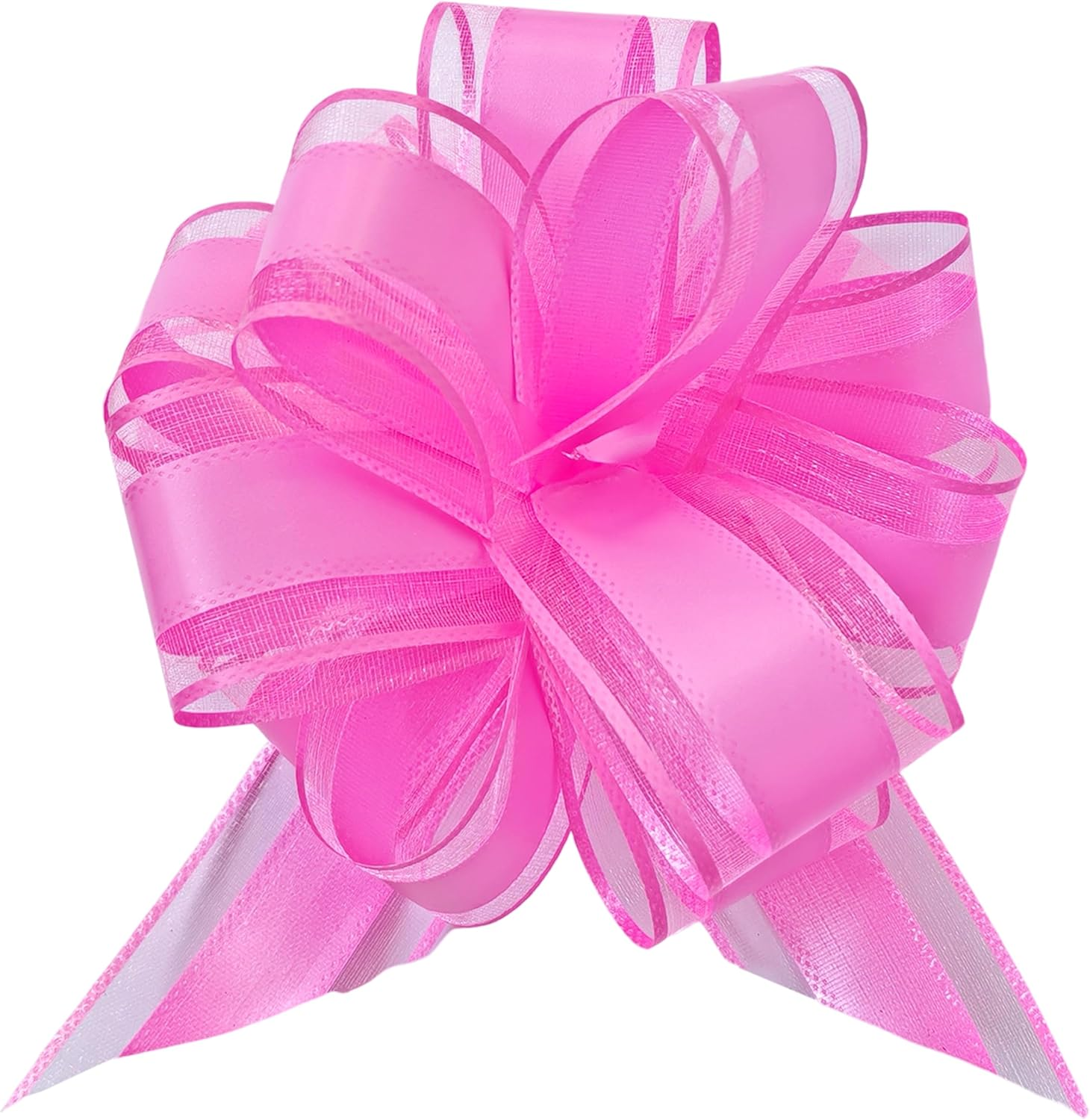 6 Inch Large Pull Bows, 6 PCS Sky Blue Gift Wrapping Bows for Wedding, Christmas, Birthday Party Decorations, Gift Boxes, Basket & Flower Decor