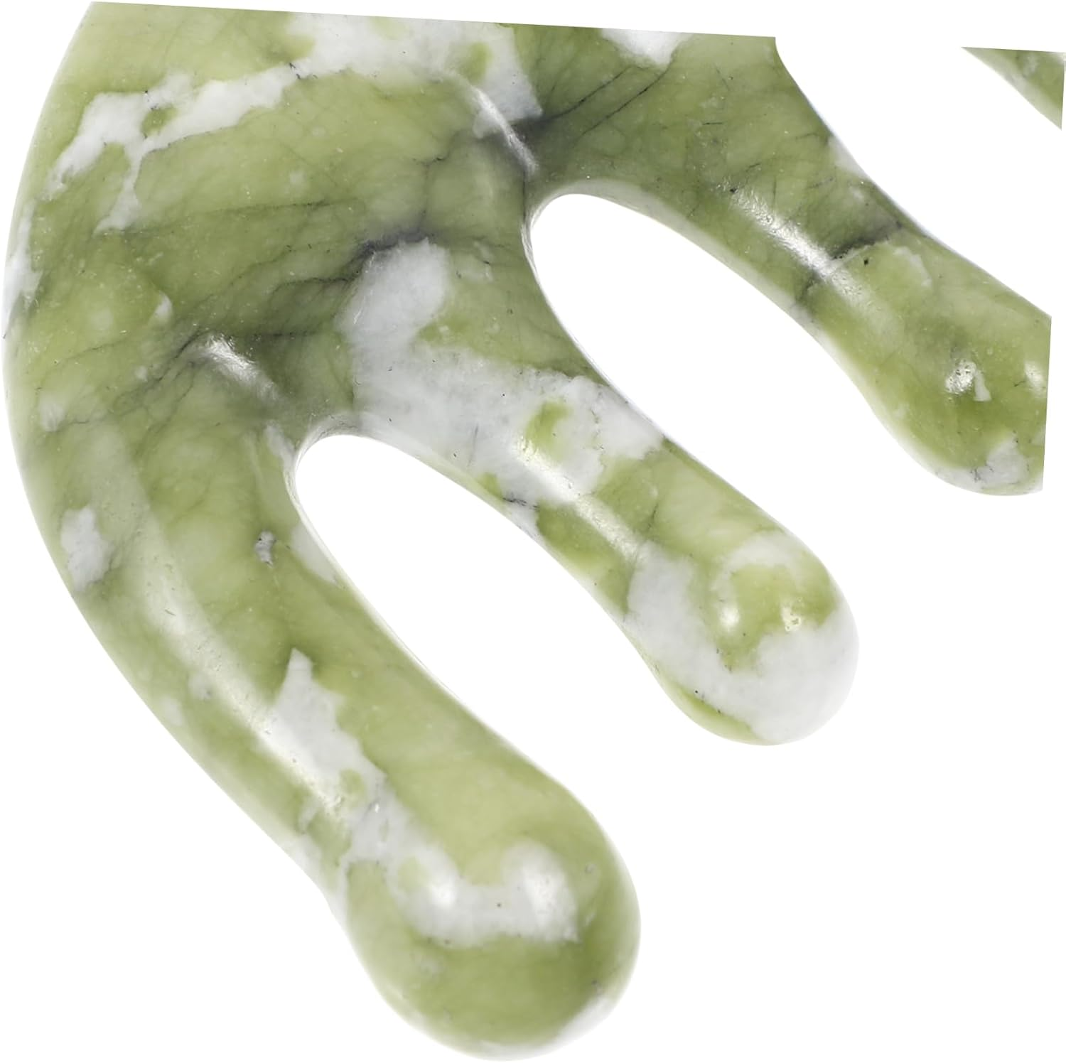 MERRYHAPY Wide Tooth Jade Comb Hair Comb for Women Scalp Massager Brush for Women