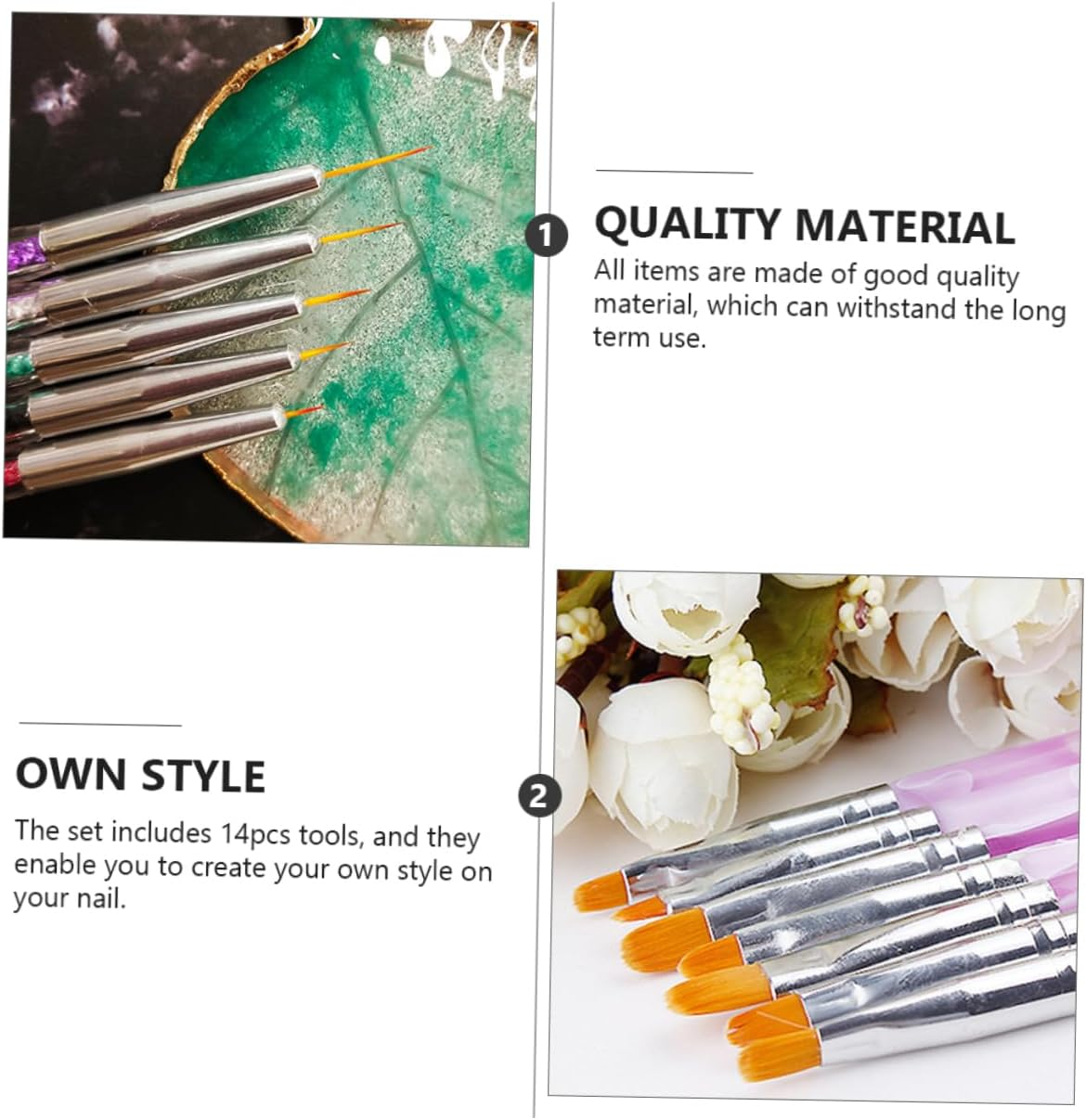 LOLIPPYY Nail Art Pen Professional Manicure Painting Tool for Home Professional Use image number 1