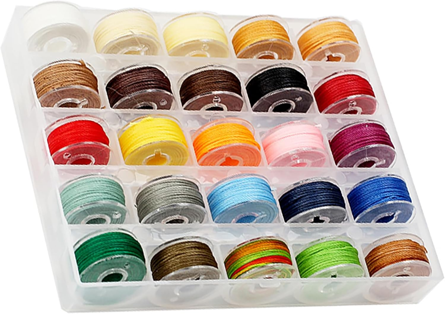 Tunghey 25Pack 16M 0.45Mm Waxed Polyester Cords Beading Strings Mixed Colors for Braided Macr-Ame Bracelet Jewelry Making (0.45Mm 16M) image number 5