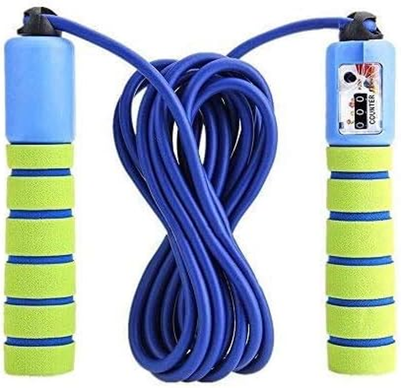 KINGSOO Jump Rope,2 &1 Pack Speed Jump Rope Women Adult Kid,Adjustable Lightweight Rope for Heart Boxing Equipment Exercise