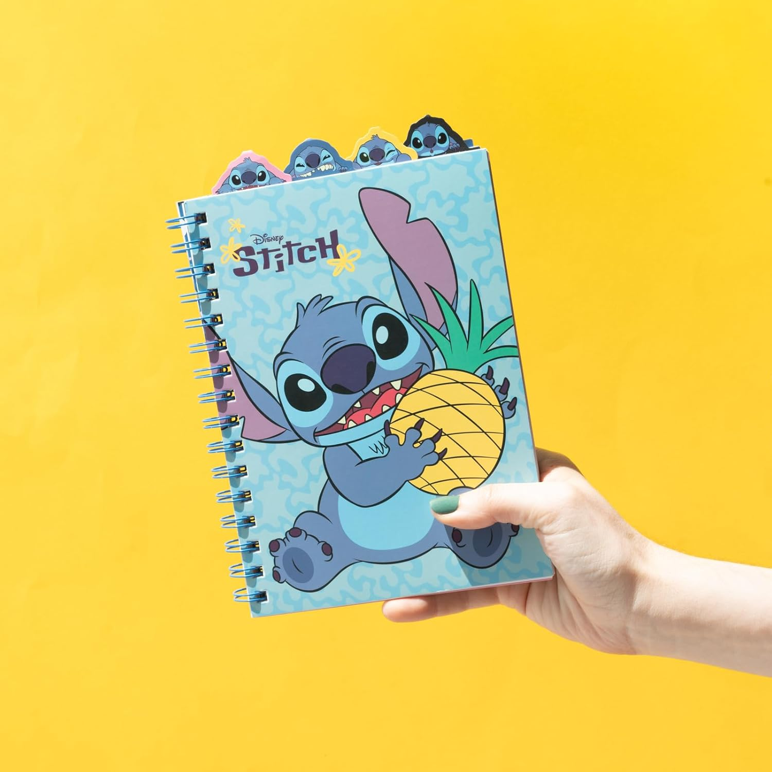 Grupo Erik Disney Stitch A5 Project Notebook with 4 Dividers | A5 Notebook with Dividers, Project Planner, Notepad A5 | Stitch Gifts, Stitch Stationery, Stitch Gift, Disney Stationery image number 4