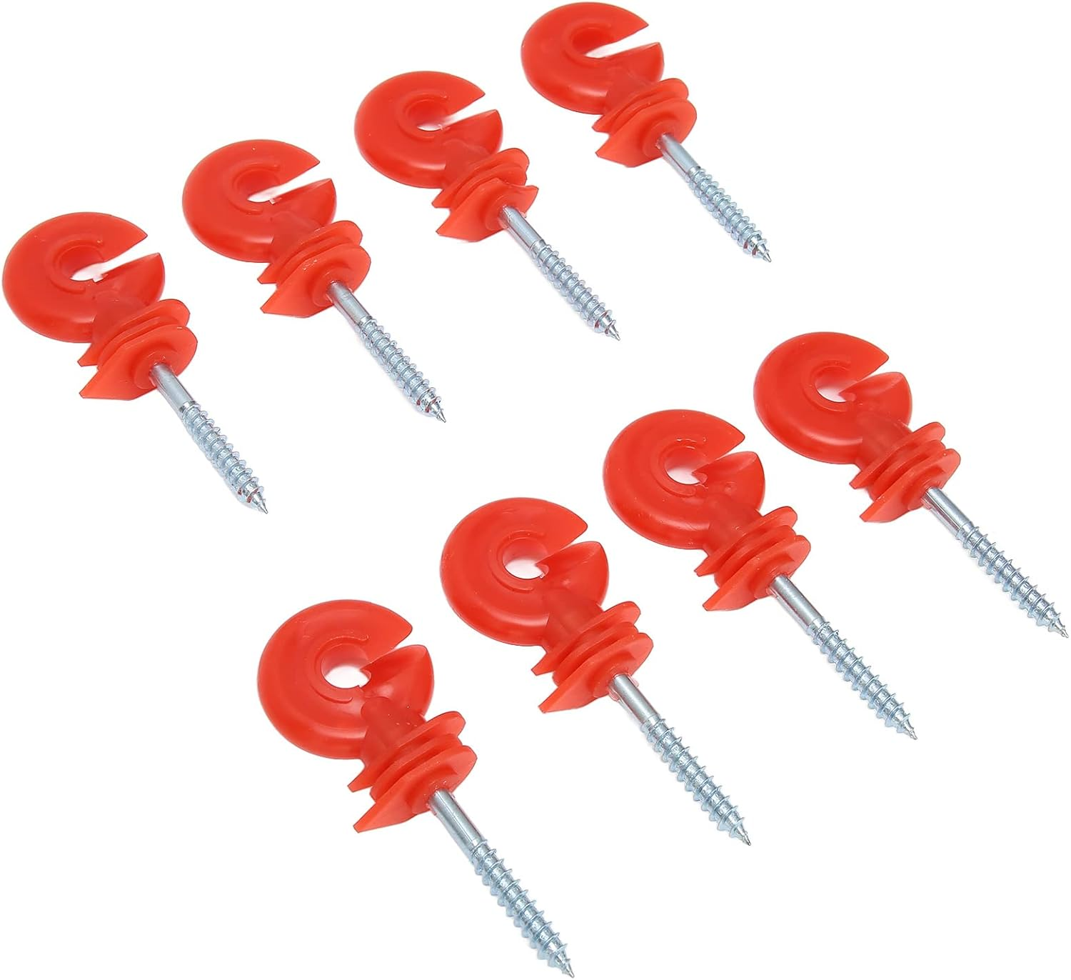 50PCS Fence Insulator, Electric Fence Insulators, Screw in Rainproof Sun Special for Electronic Fence Insulation, Applicable Wood Pile image number 6