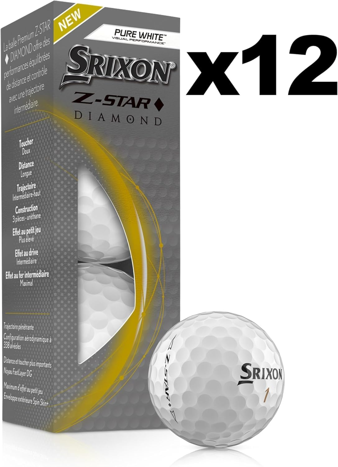Srixon 2023 Z-Star Diamond Golf Balls image number 2