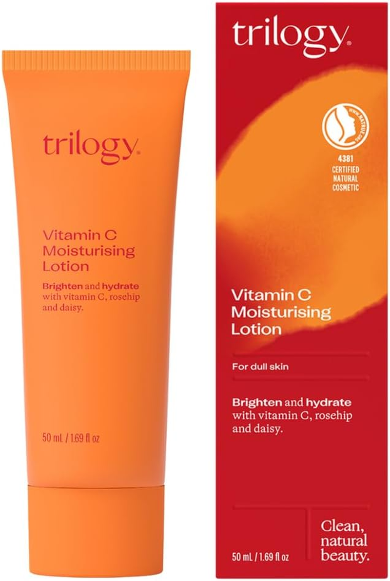 Vitamin C Moisturising Lotion Face Care with Vitamin C, Brightening, Firming & Nourishing, Vegan & 100% Natural Ingredients