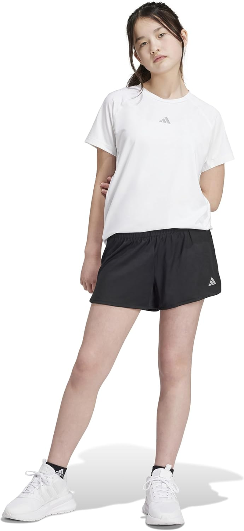 Adidas Sportswear Pacer Girls' Shorts image number 1