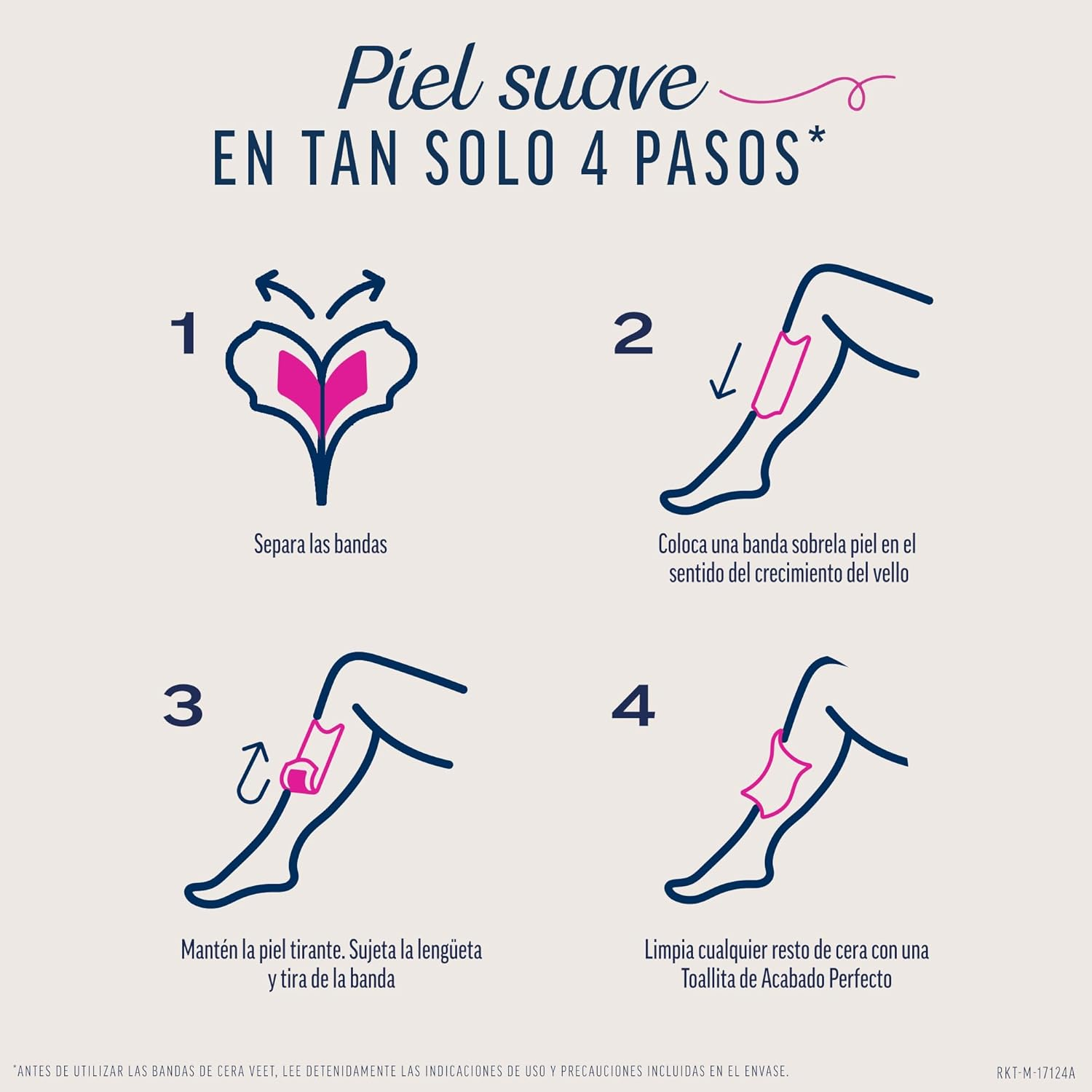 BANDAS DE CERA Depilatorias Corporales Pure Piel Sensitive 20 U image number 2